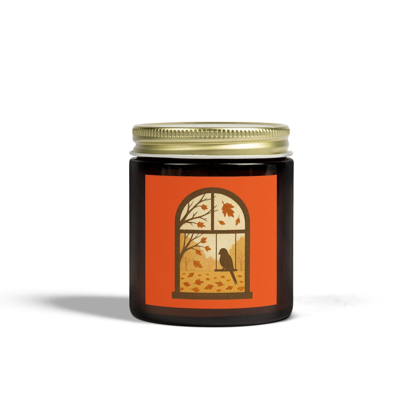 Bird In The Window Autumn Themed Scented Candle