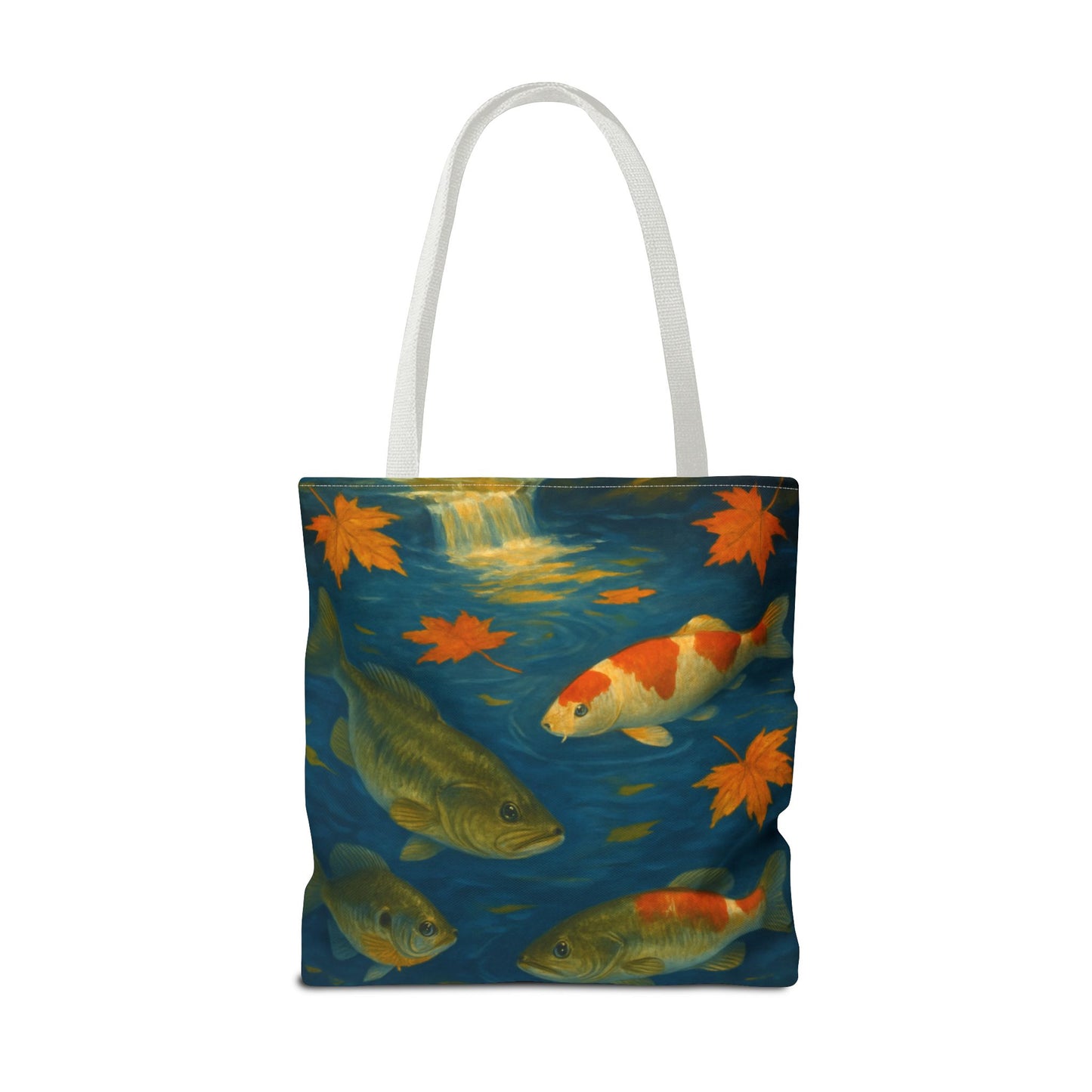 Fall Fish Print Tote Bag