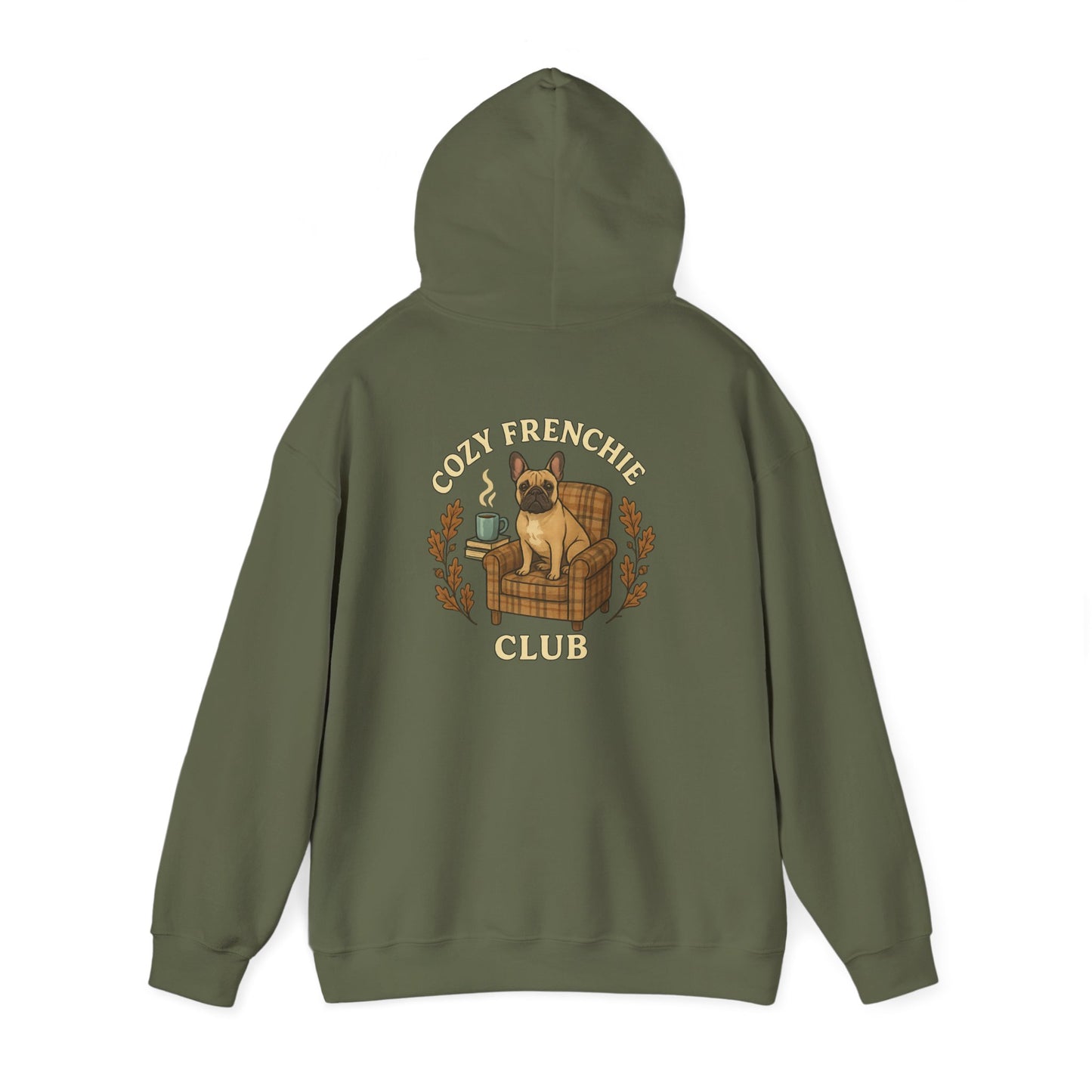 Cozy Frenchie Club Autumn Themed Hoodie