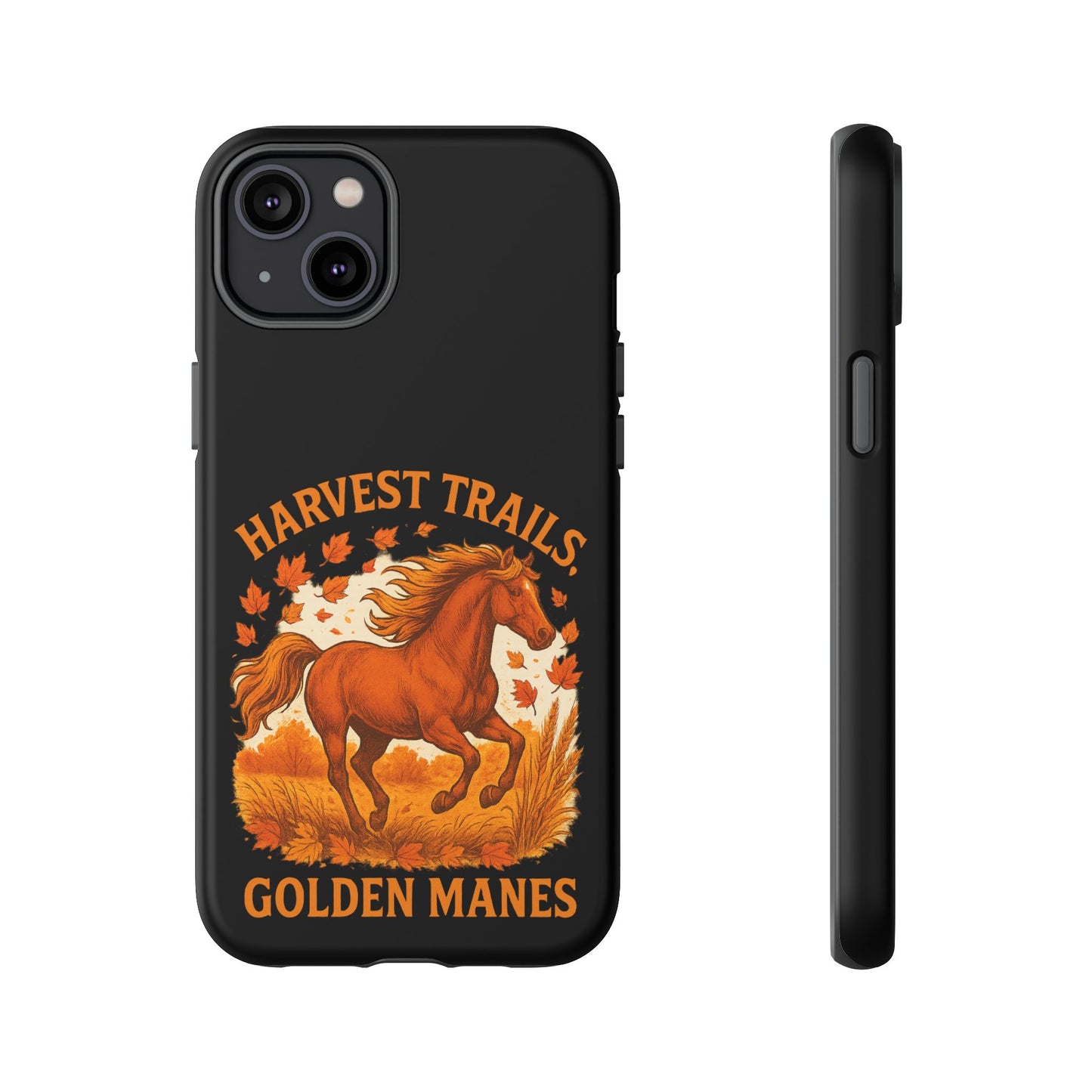 Harvest Trails Golden Manes Autumn Themed Phone Case