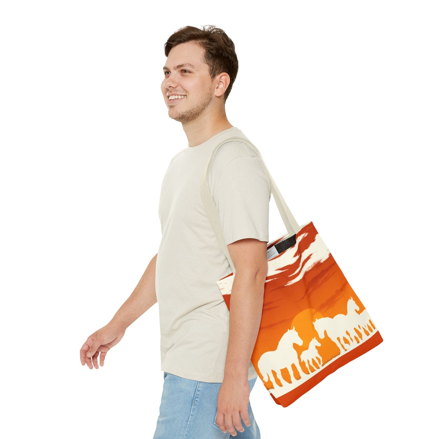Horses on the Horizon Tote Bag