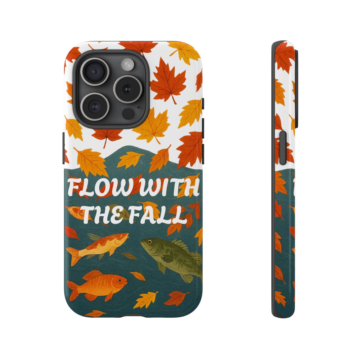Flow With The Fall Fish Phone Case