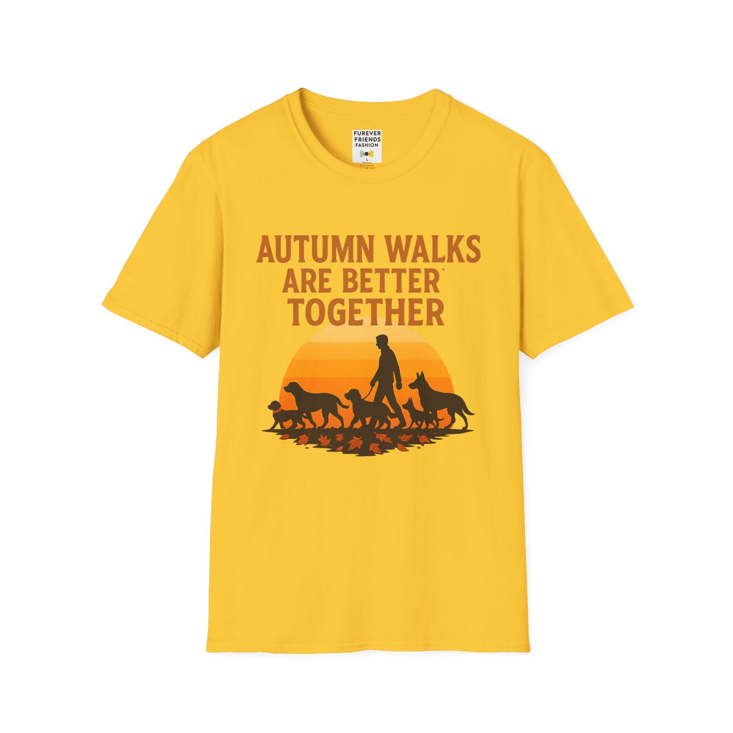 Autumn Walks Unisex T-Shirt, Casual Tee