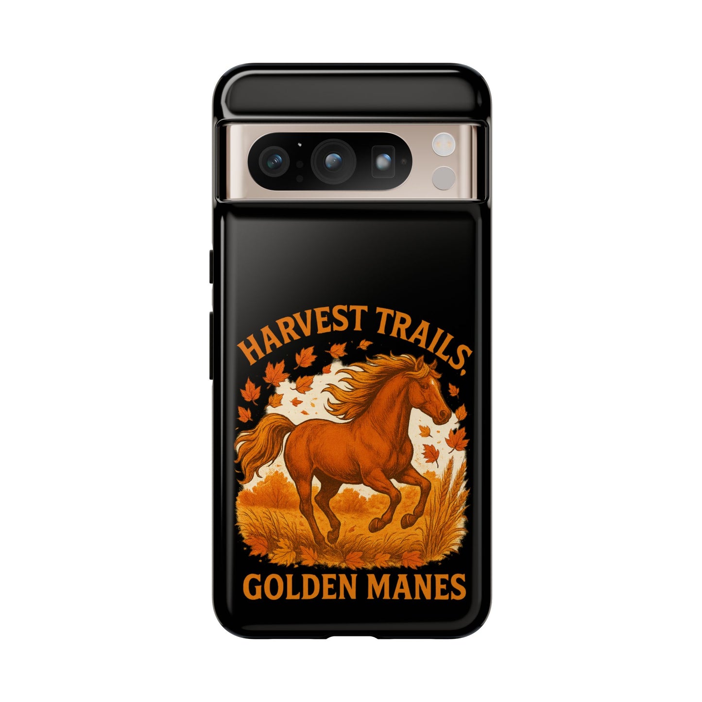 Harvest Trails Golden Manes Autumn Themed Phone Case