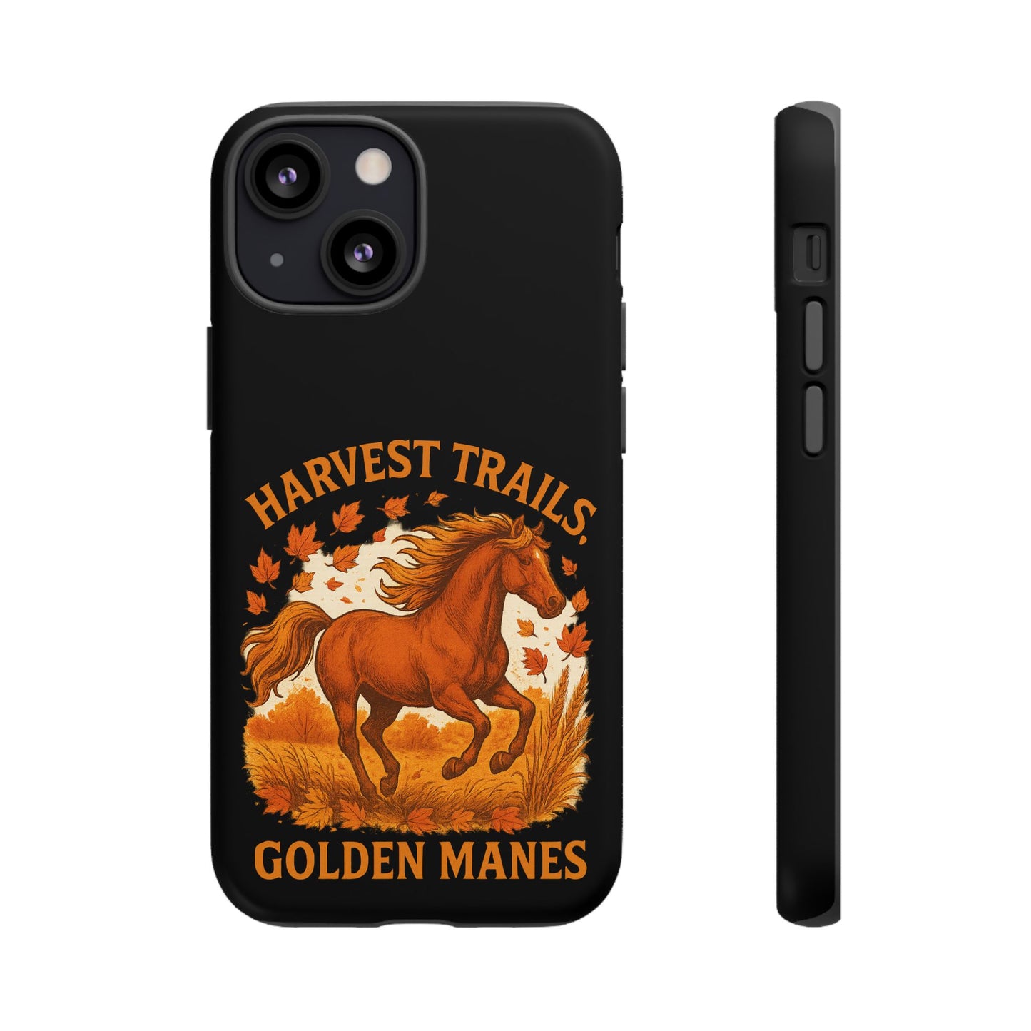 Harvest Trails Golden Manes Autumn Themed Phone Case