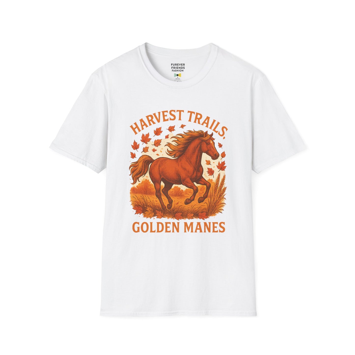 Harvest Trails Golden Manes Autumn Themed Tee