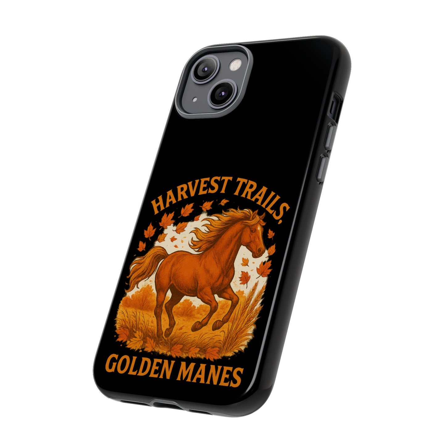 Harvest Trails Golden Manes Autumn Themed Phone Case