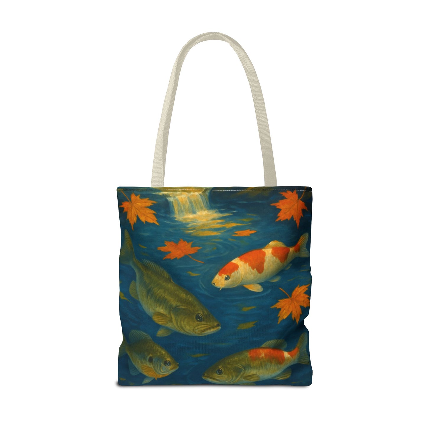 Fall Fish Print Tote Bag
