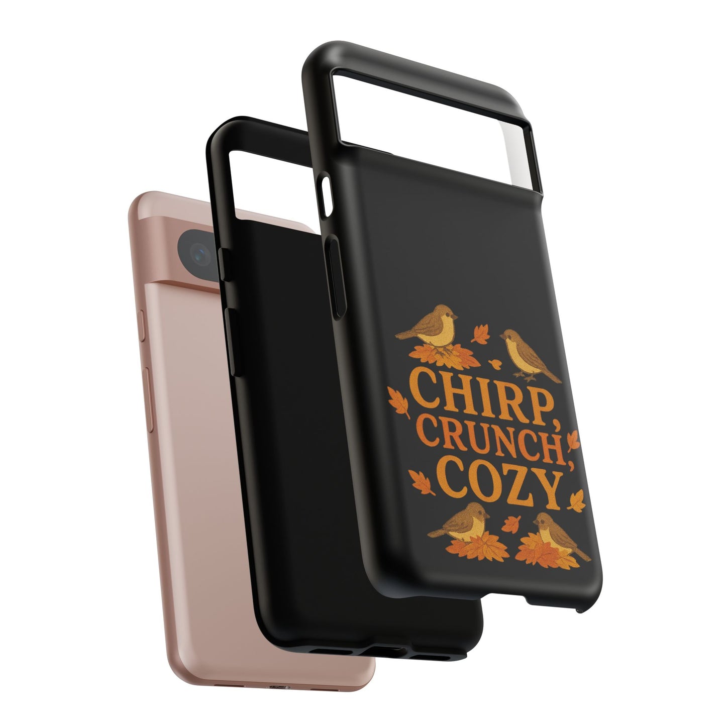 Chirp Crunch Cozy Autumn Themed Phone Case
