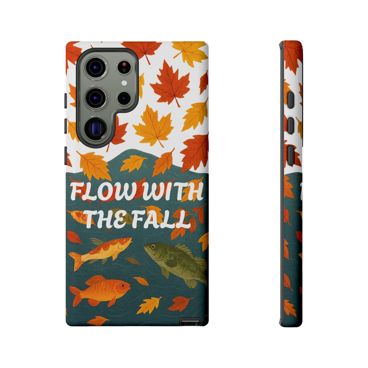 Flow With The Fall Fish Phone Case