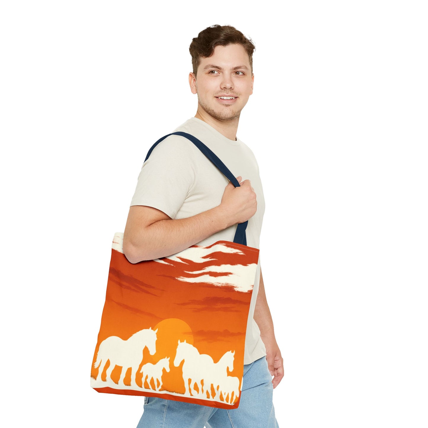 Horses on the Horizon Tote Bag