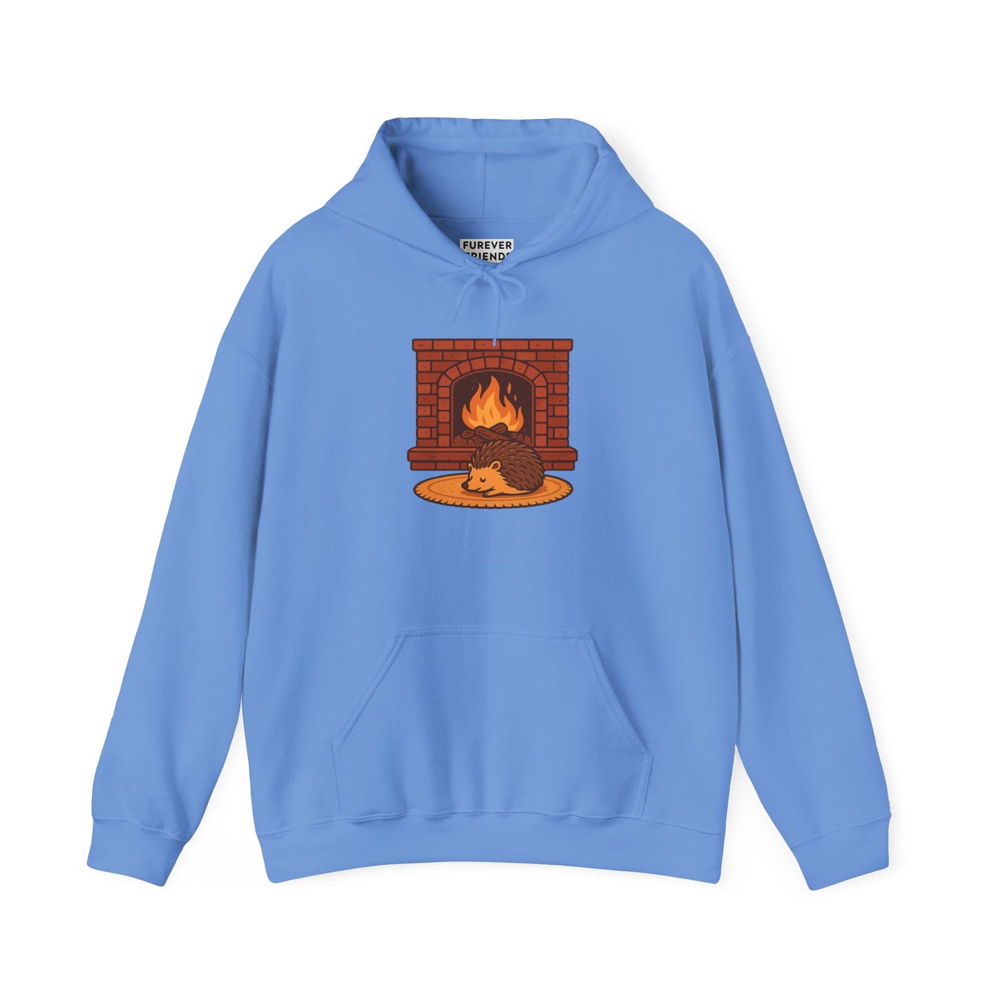 Fireside Spines Cozy Autumn Hoodie