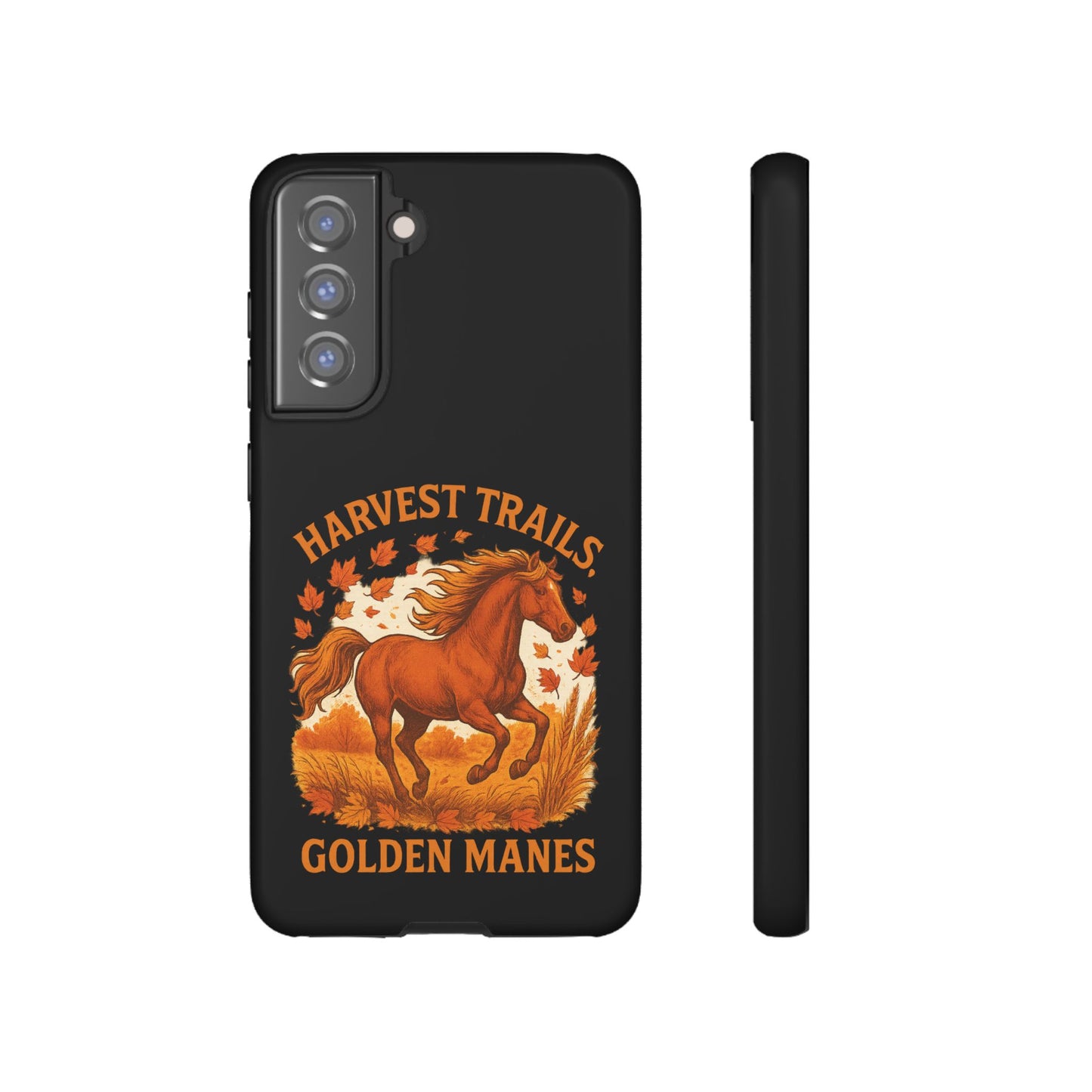 Harvest Trails Golden Manes Autumn Themed Phone Case
