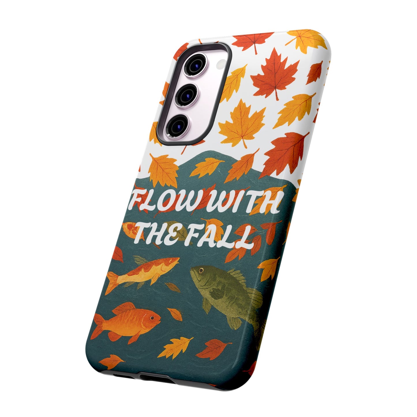 Flow With The Fall Fish Phone Case