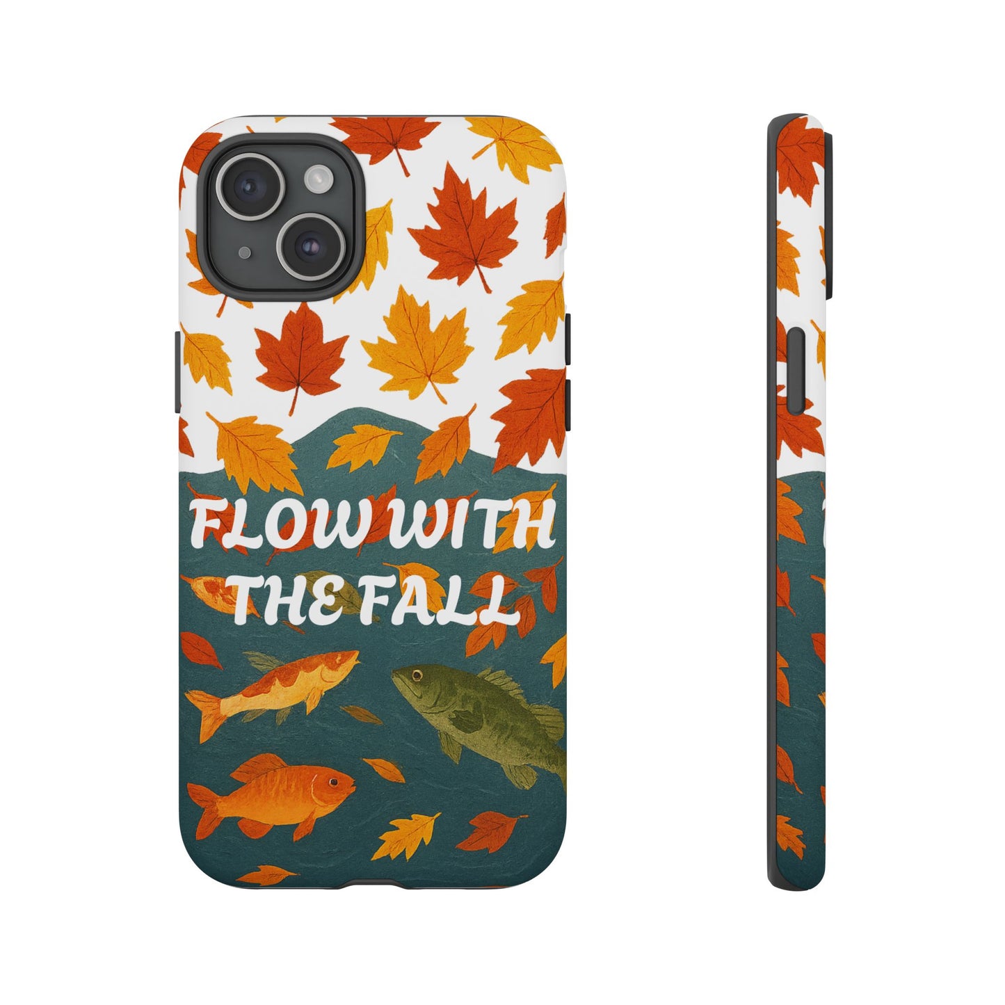 Flow With The Fall Fish Phone Case