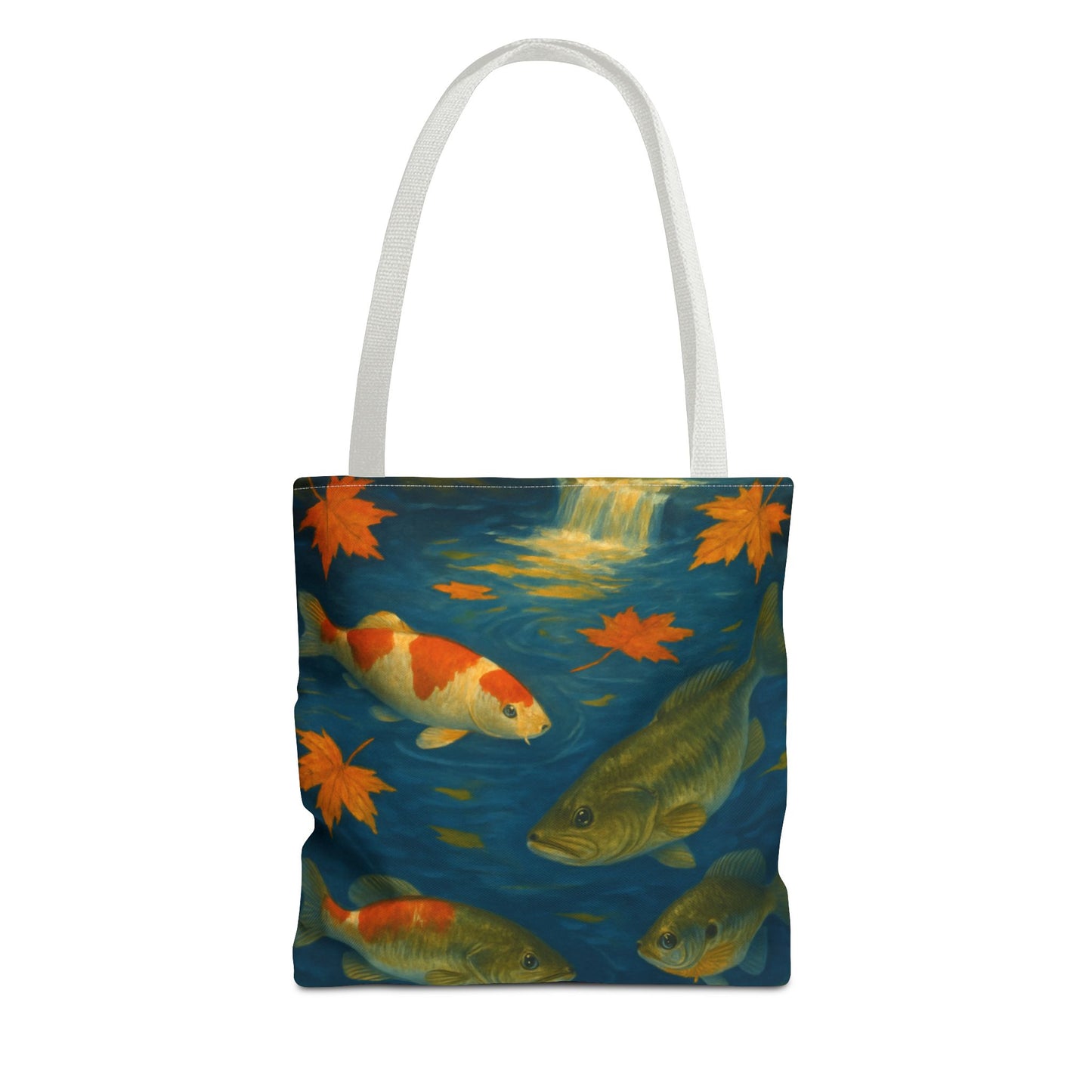 Fall Fish Print Tote Bag