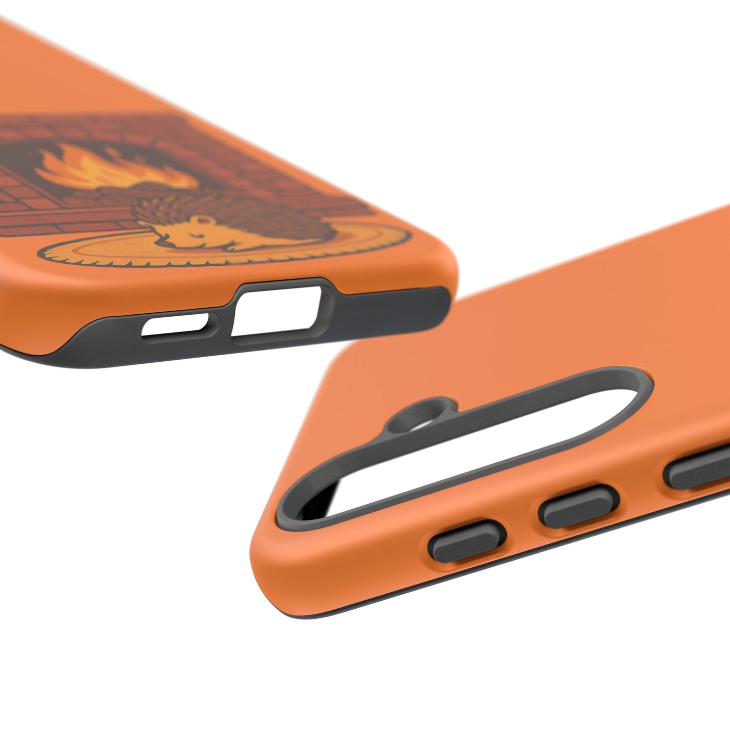 Fireside Spines Cozy Autumn Hedgehog Phone Case