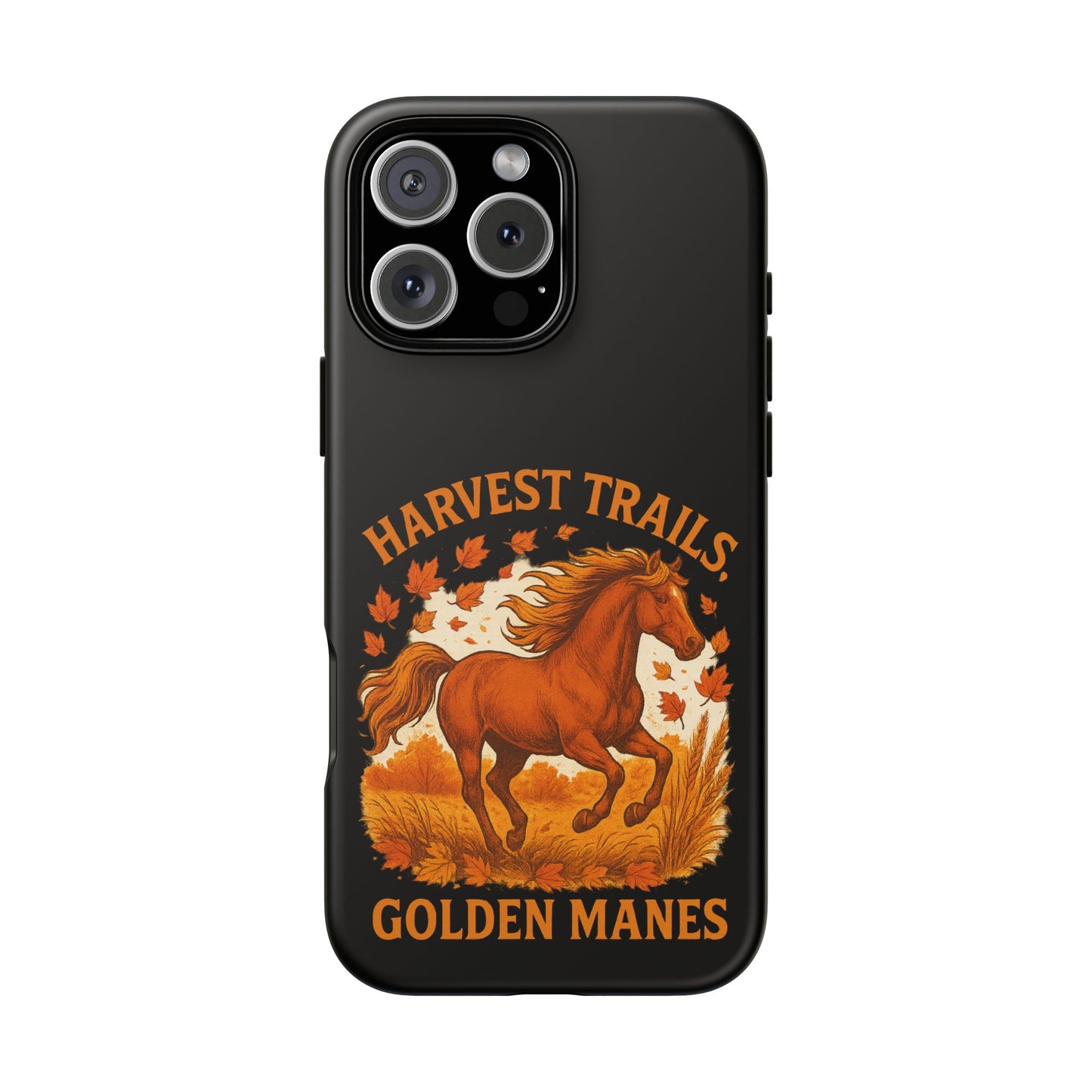 Harvest Trails Golden Manes Autumn Themed Phone Case
