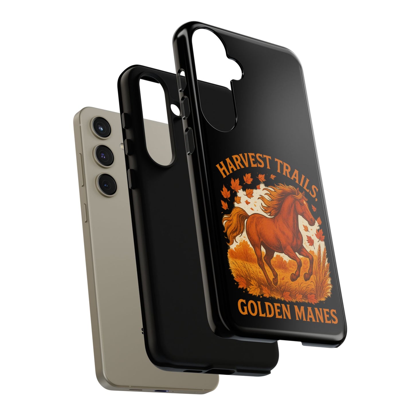 Harvest Trails Golden Manes Autumn Themed Phone Case