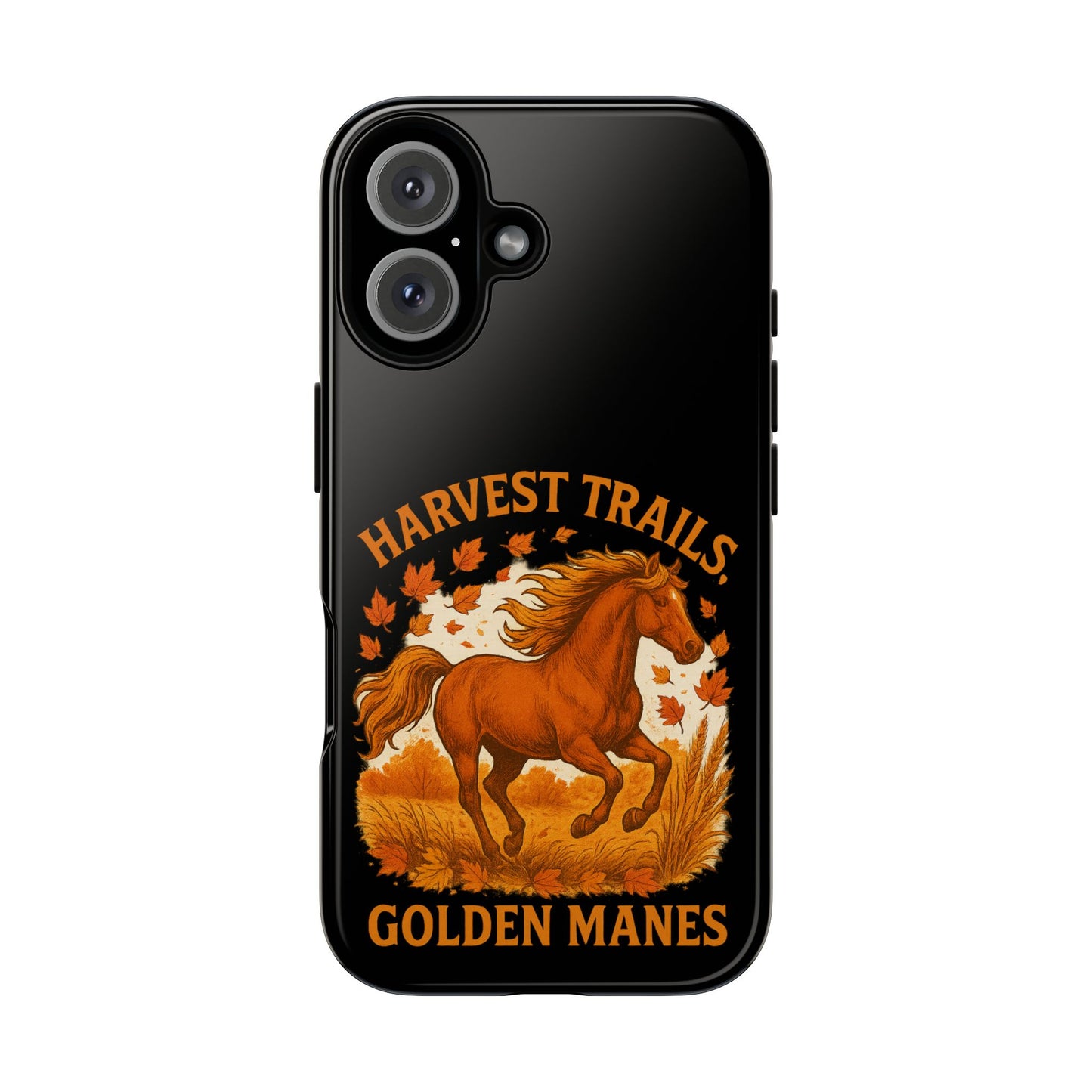 Harvest Trails Golden Manes Autumn Themed Phone Case