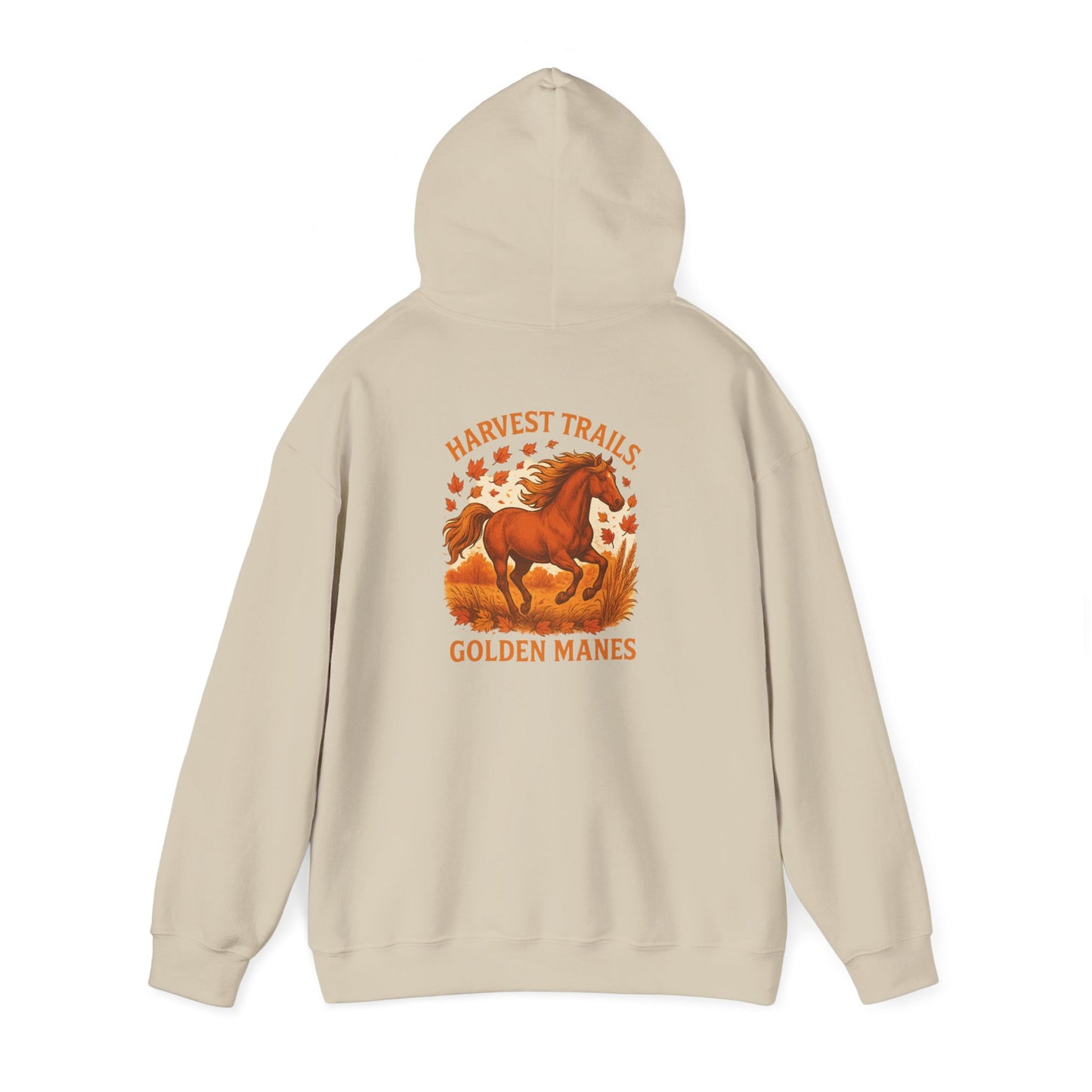 Harvest Trails Golden Manes Autumn Themed Hoodie
