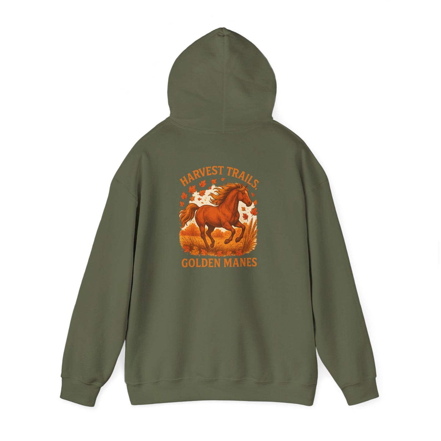 Harvest Trails Golden Manes Autumn Themed Hoodie