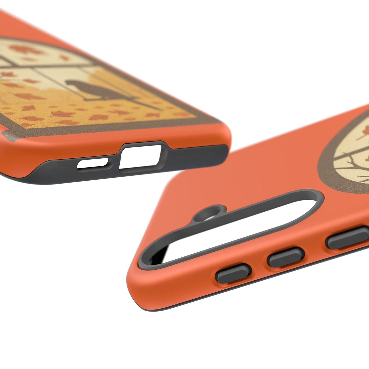 Bird In The Window Autumn Themed Phone Case