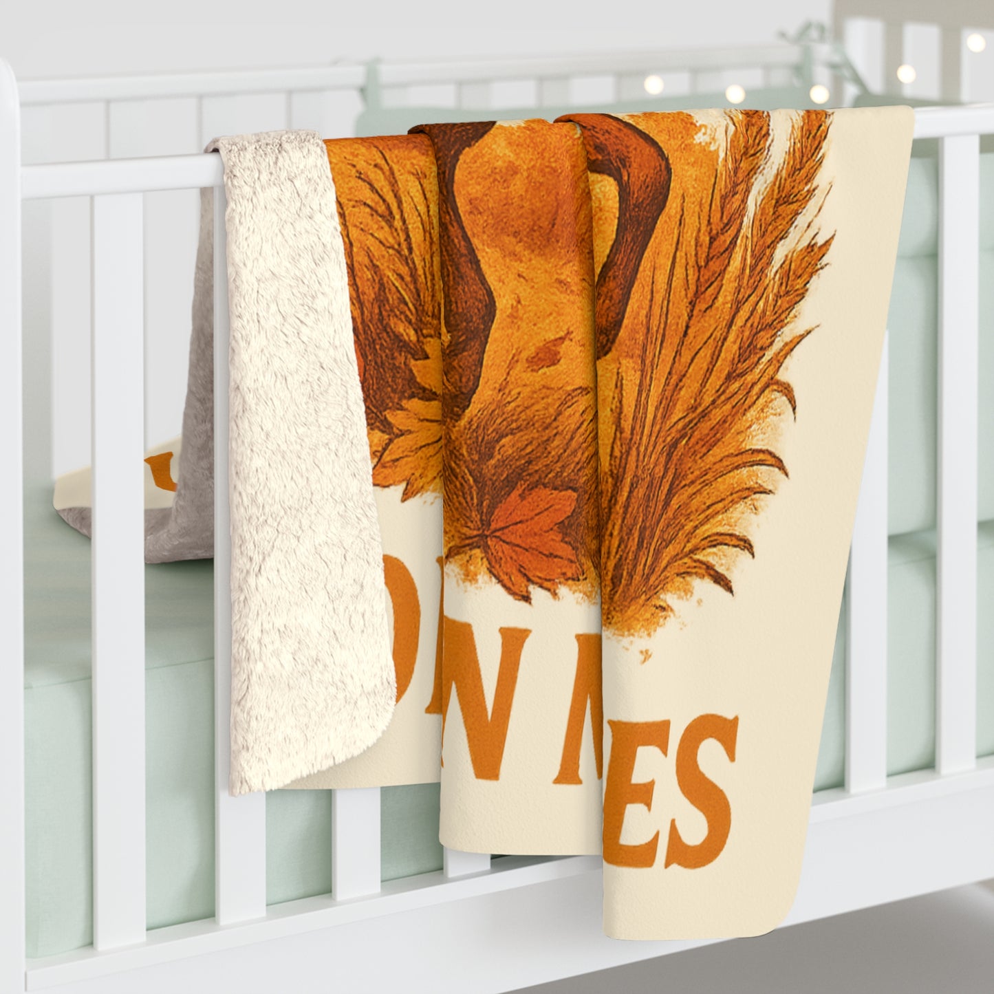 Harvest Trails Golden Manes Sherpa Fleece Blanket