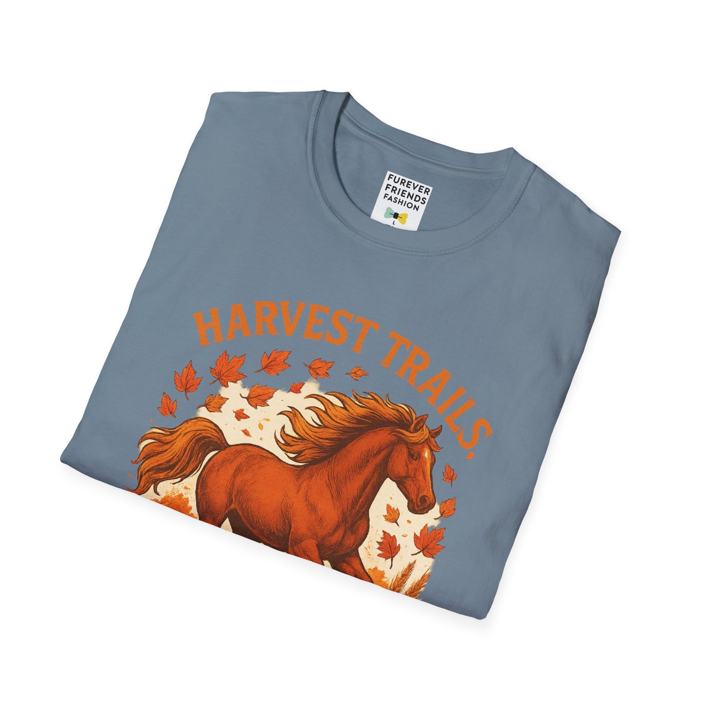 Harvest Trails Golden Manes Autumn Themed Tee