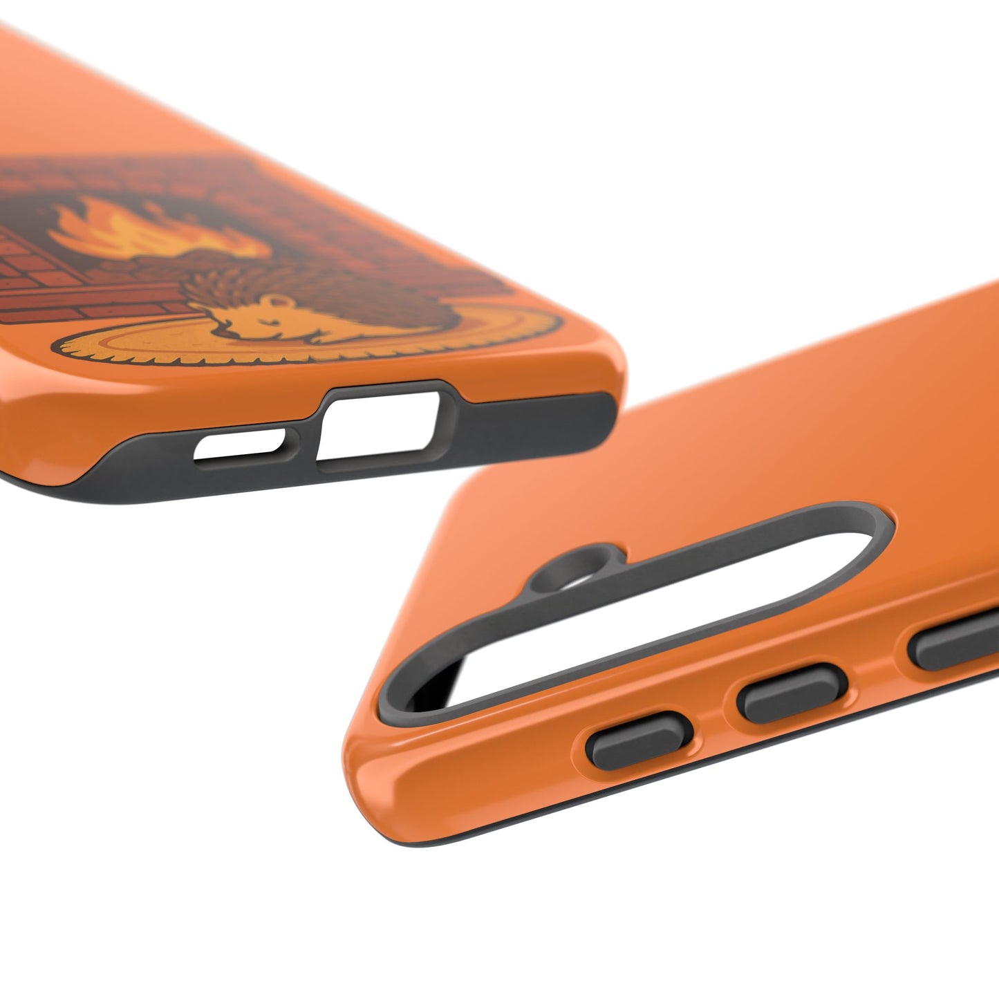 Fireside Spines Cozy Autumn Hedgehog Phone Case