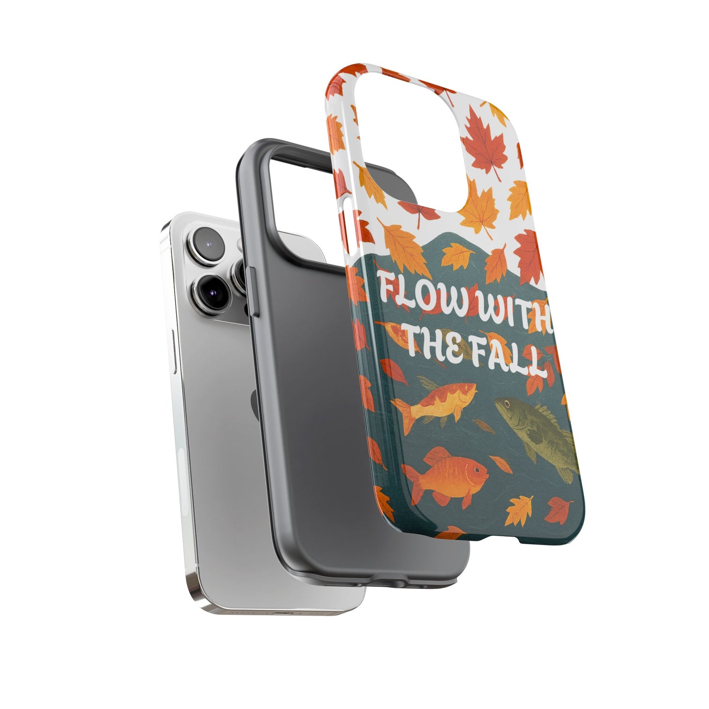 Flow With The Fall Fish Phone Case