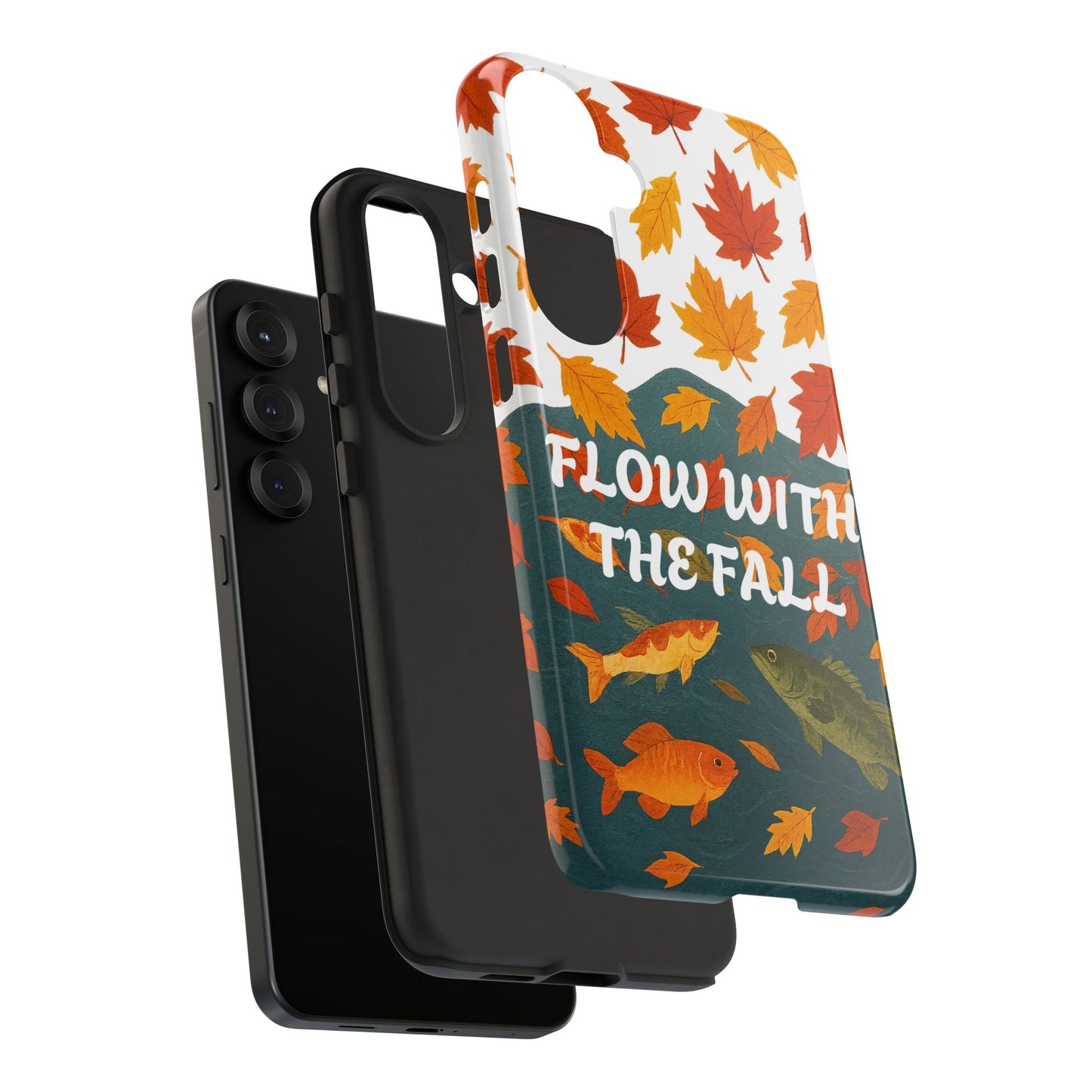 Flow With The Fall Fish Phone Case
