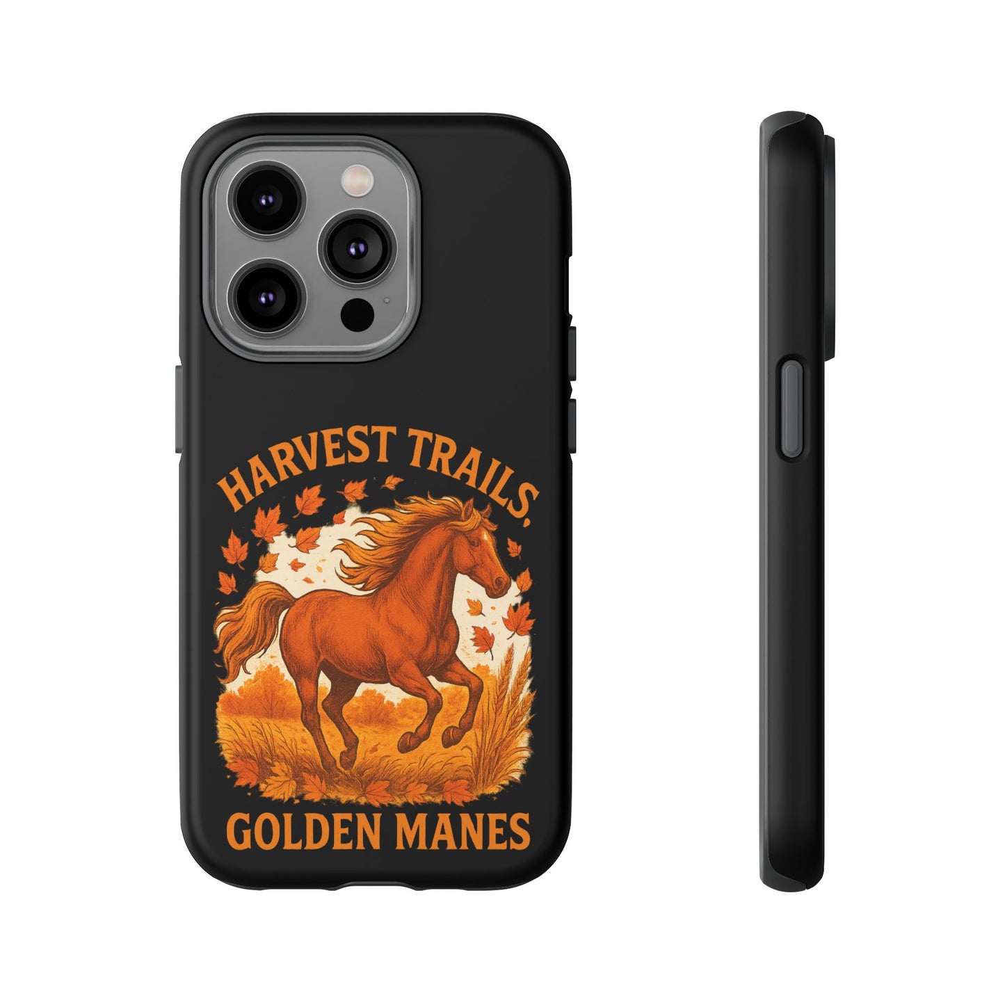 Harvest Trails Golden Manes Autumn Themed Phone Case