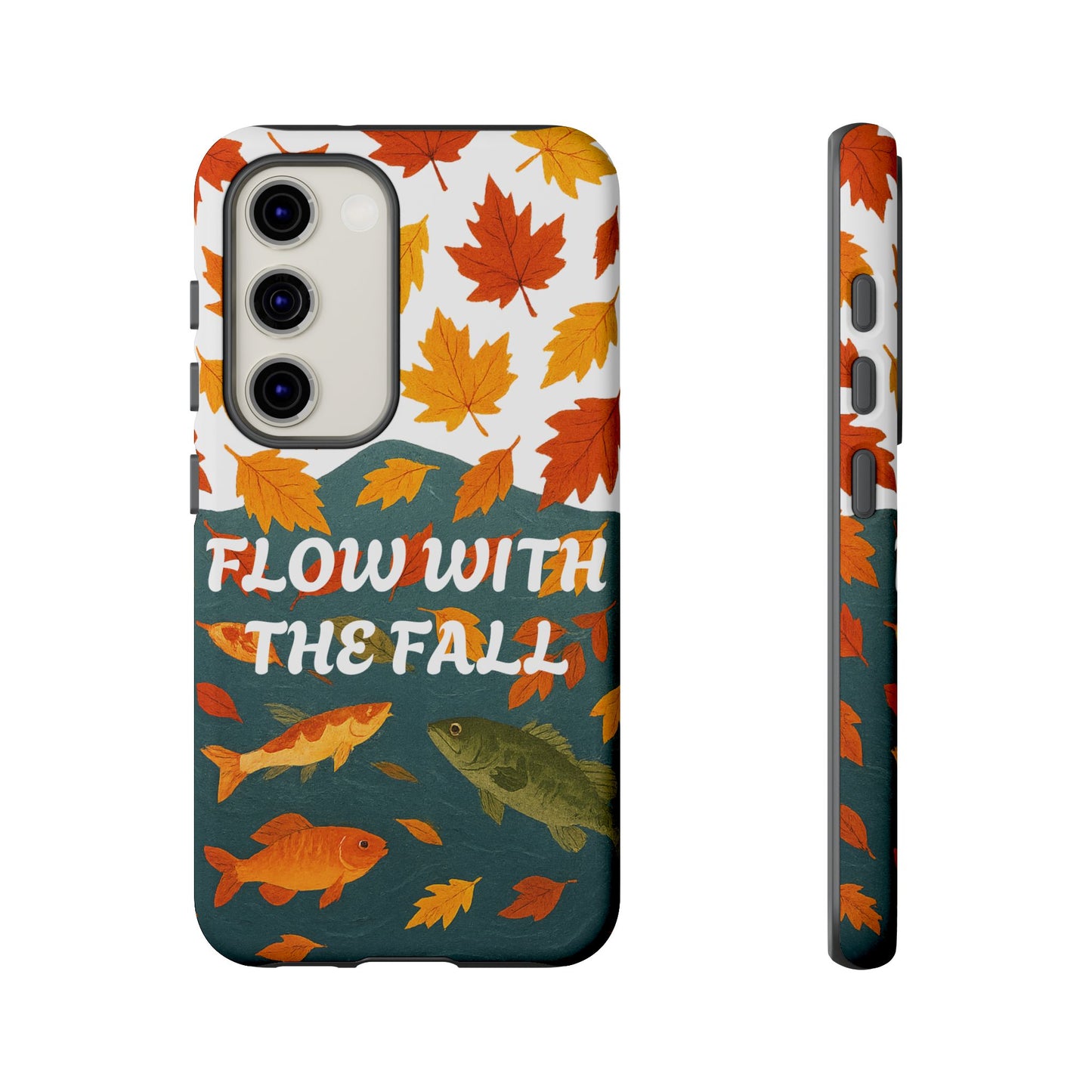 Flow With The Fall Fish Phone Case