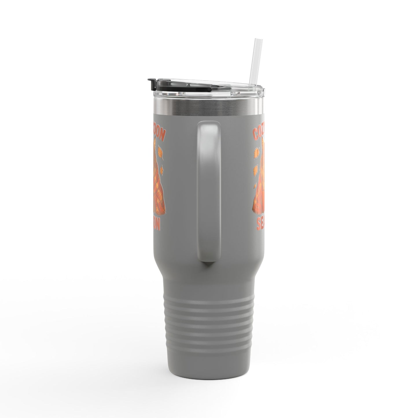 Cozy Coon Season Cat Travel Mug