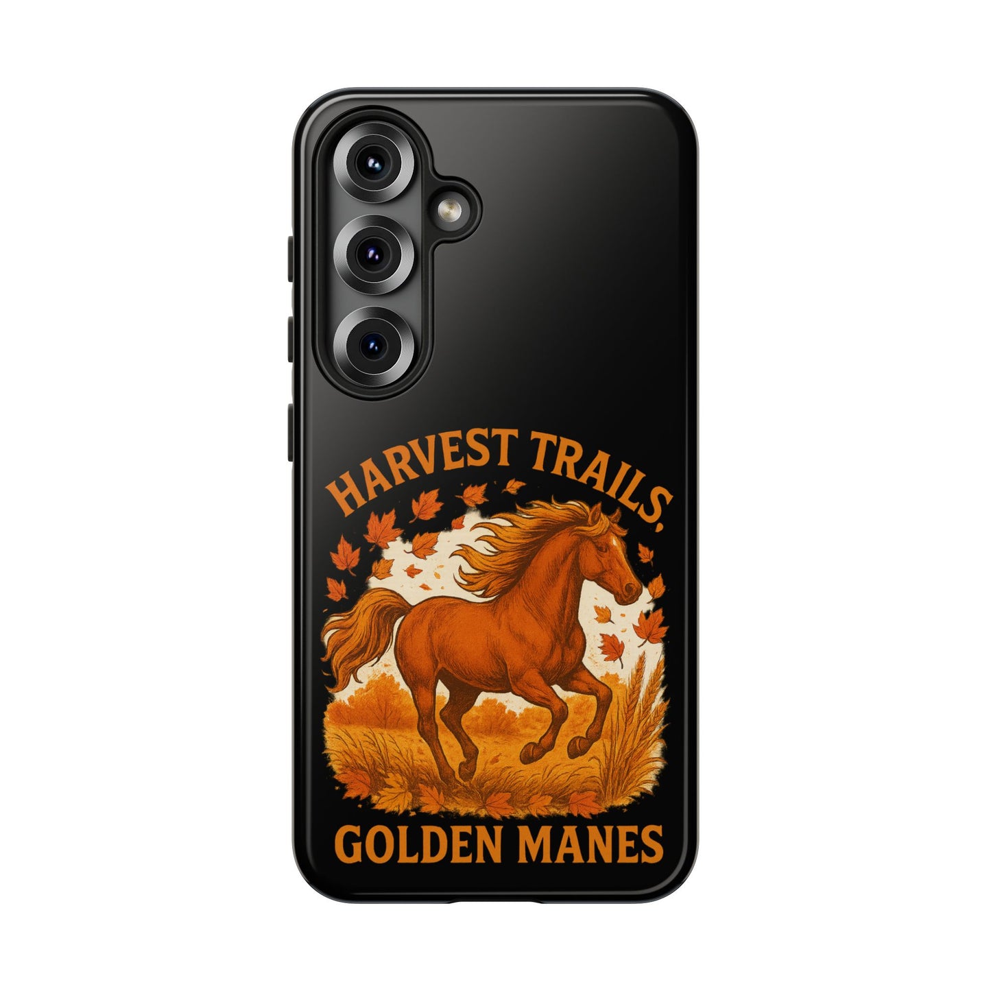 Harvest Trails Golden Manes Autumn Themed Phone Case