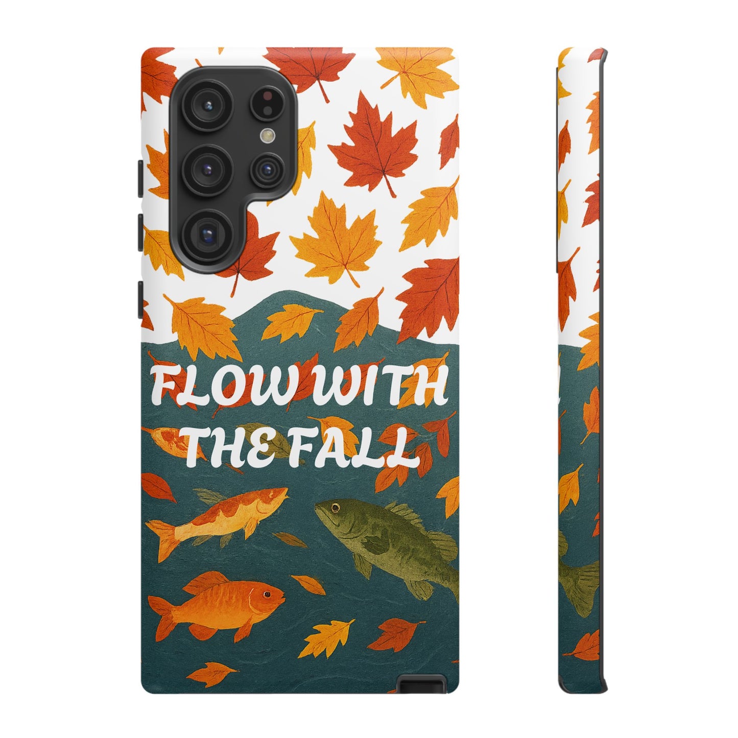 Flow With The Fall Fish Phone Case