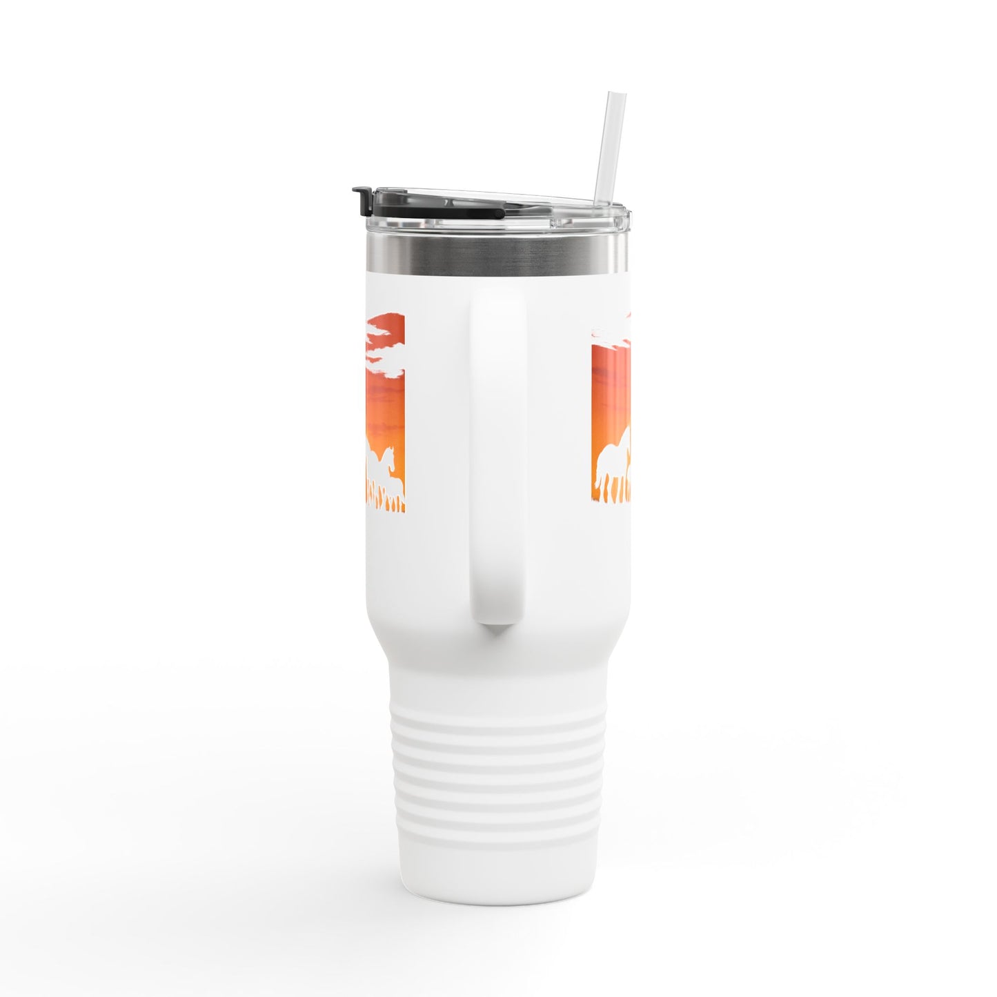 Horses on the Horizon Autumn Themed Travel Mug