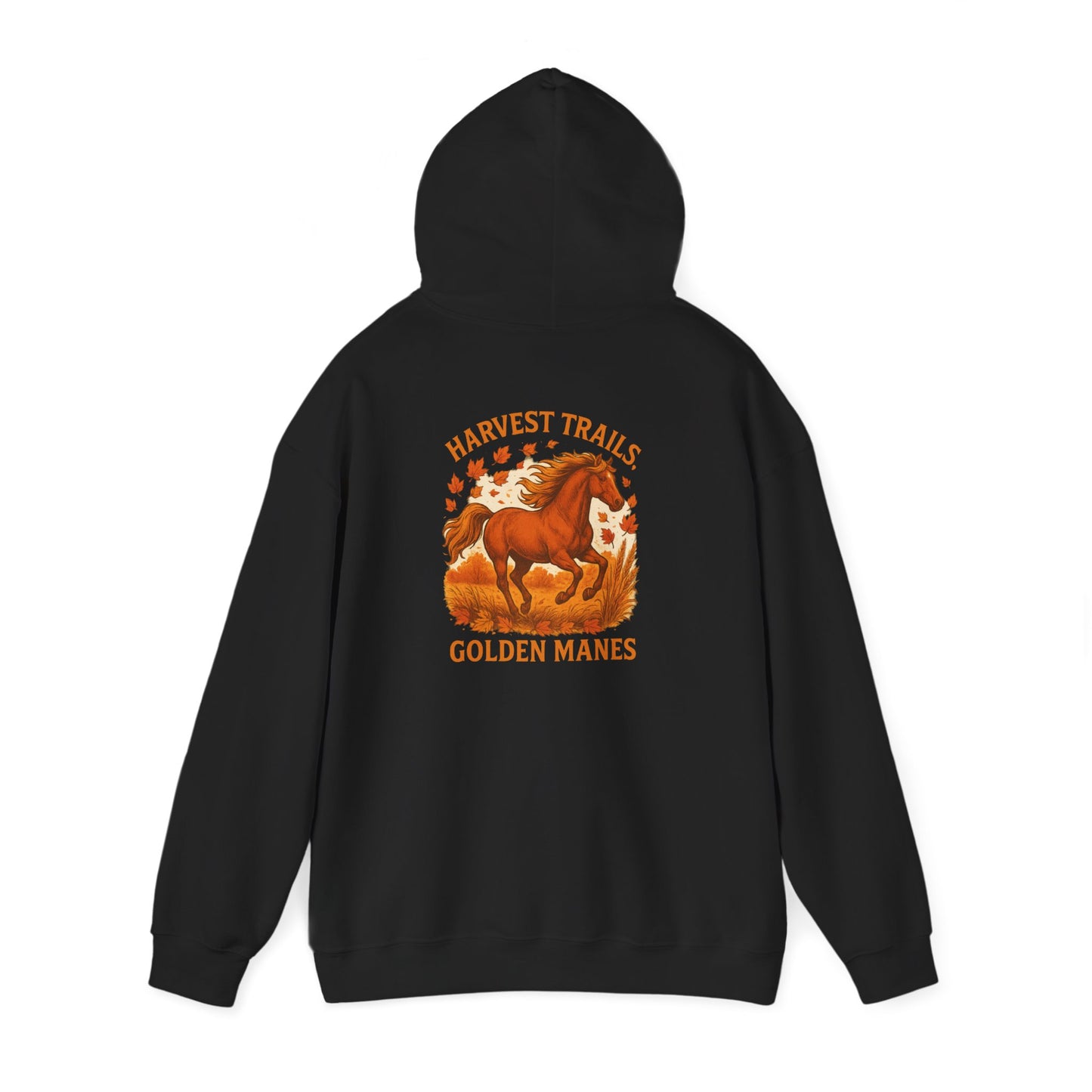 Harvest Trails Golden Manes Autumn Themed Hoodie