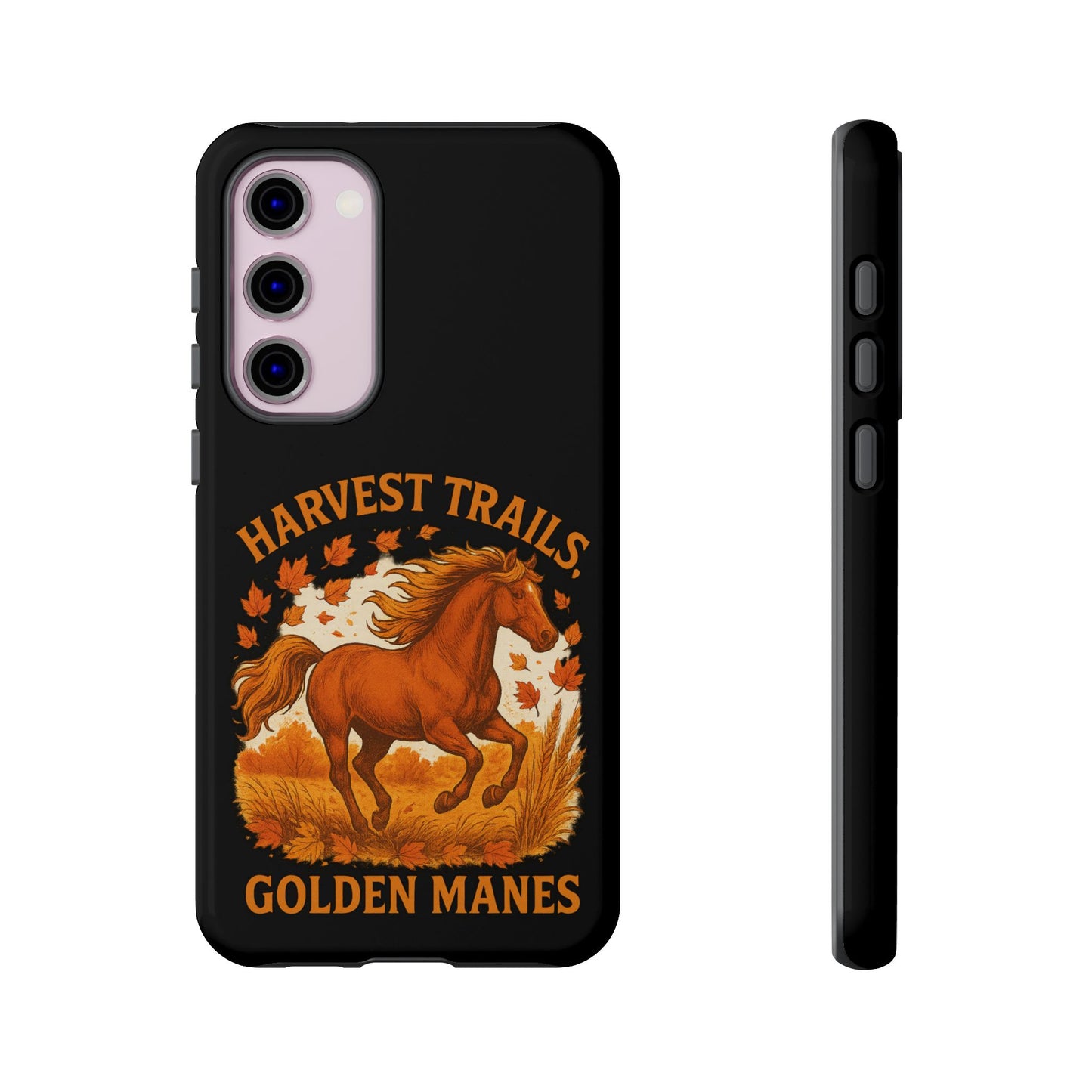 Harvest Trails Golden Manes Autumn Themed Phone Case