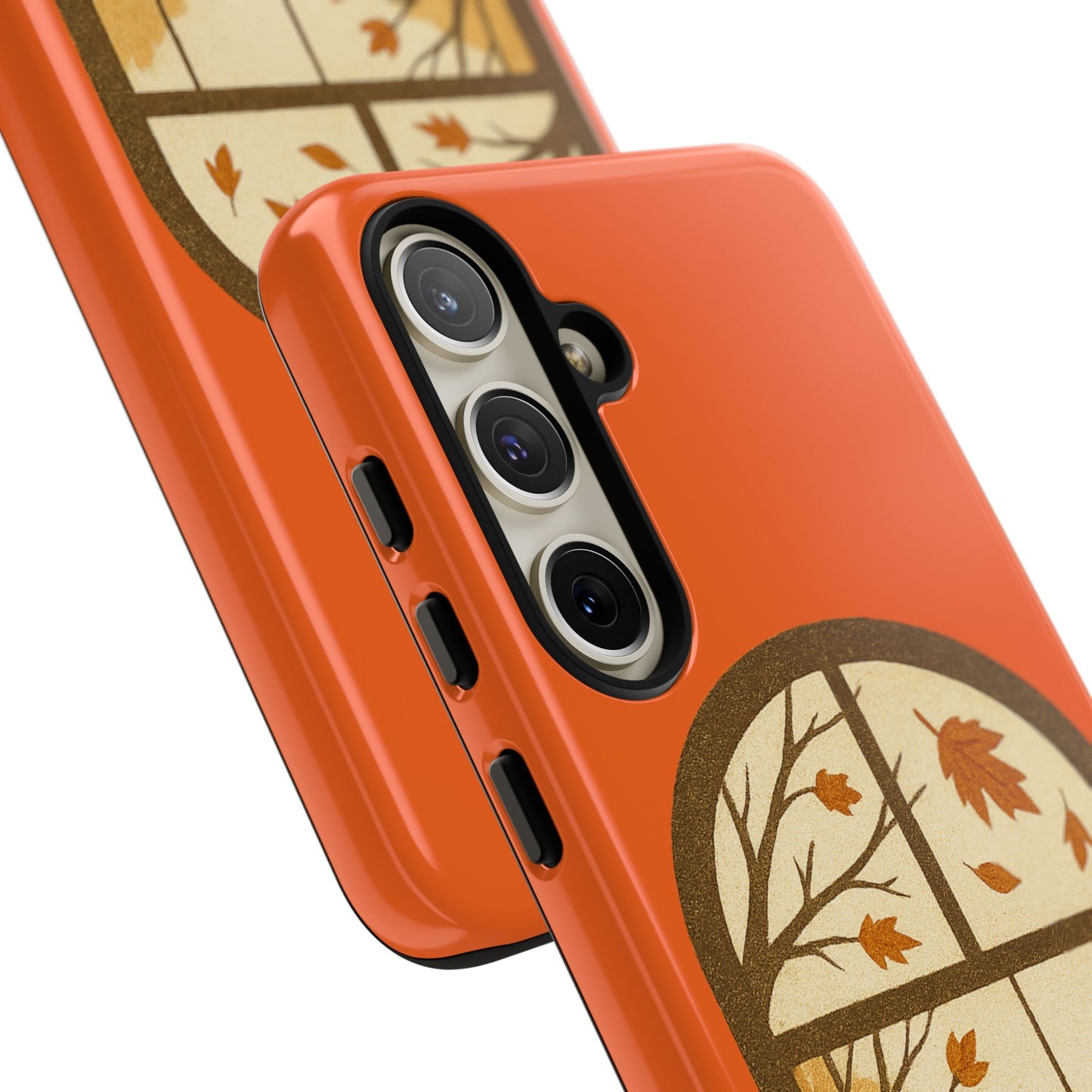 Bird In The Window Autumn Themed Phone Case