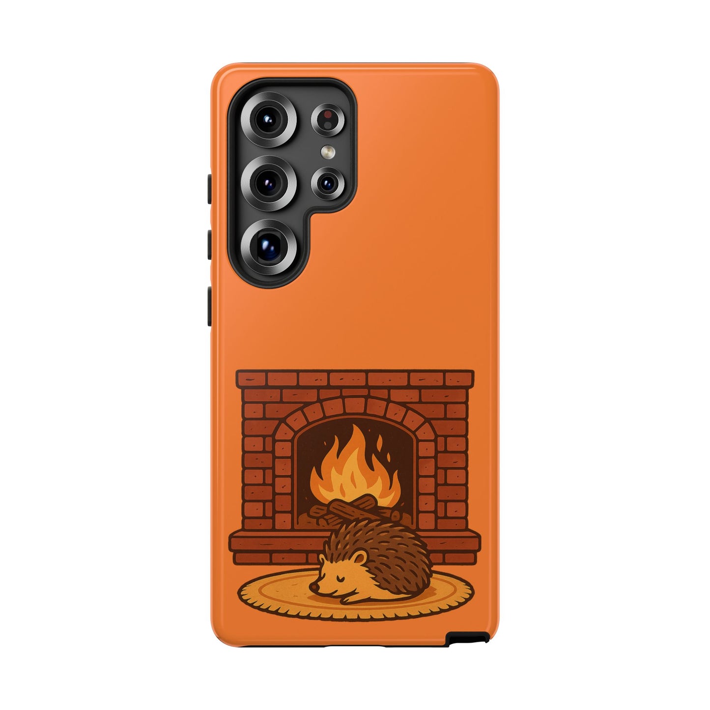 Fireside Spines Cozy Autumn Hedgehog Phone Case