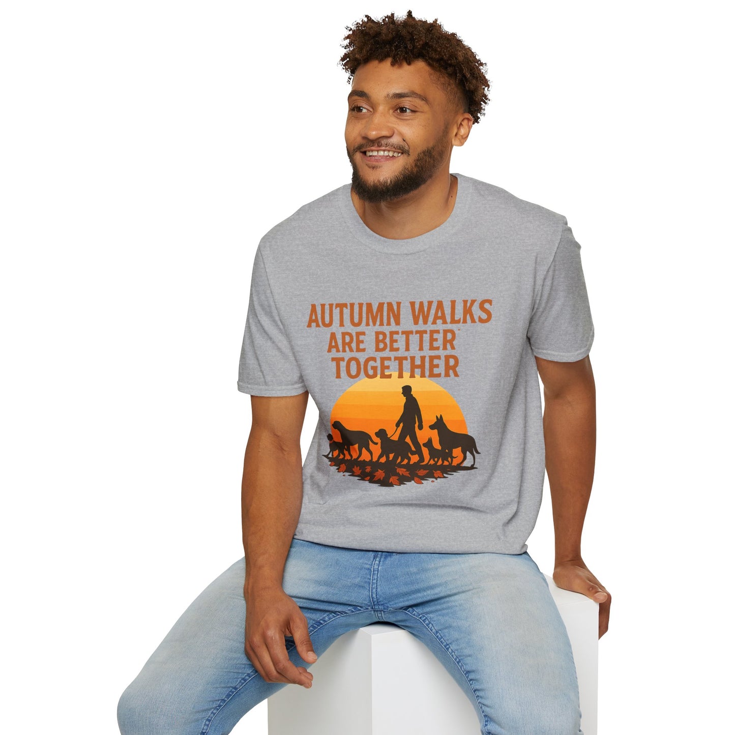 Autumn Walks Unisex T-Shirt, Casual Tee