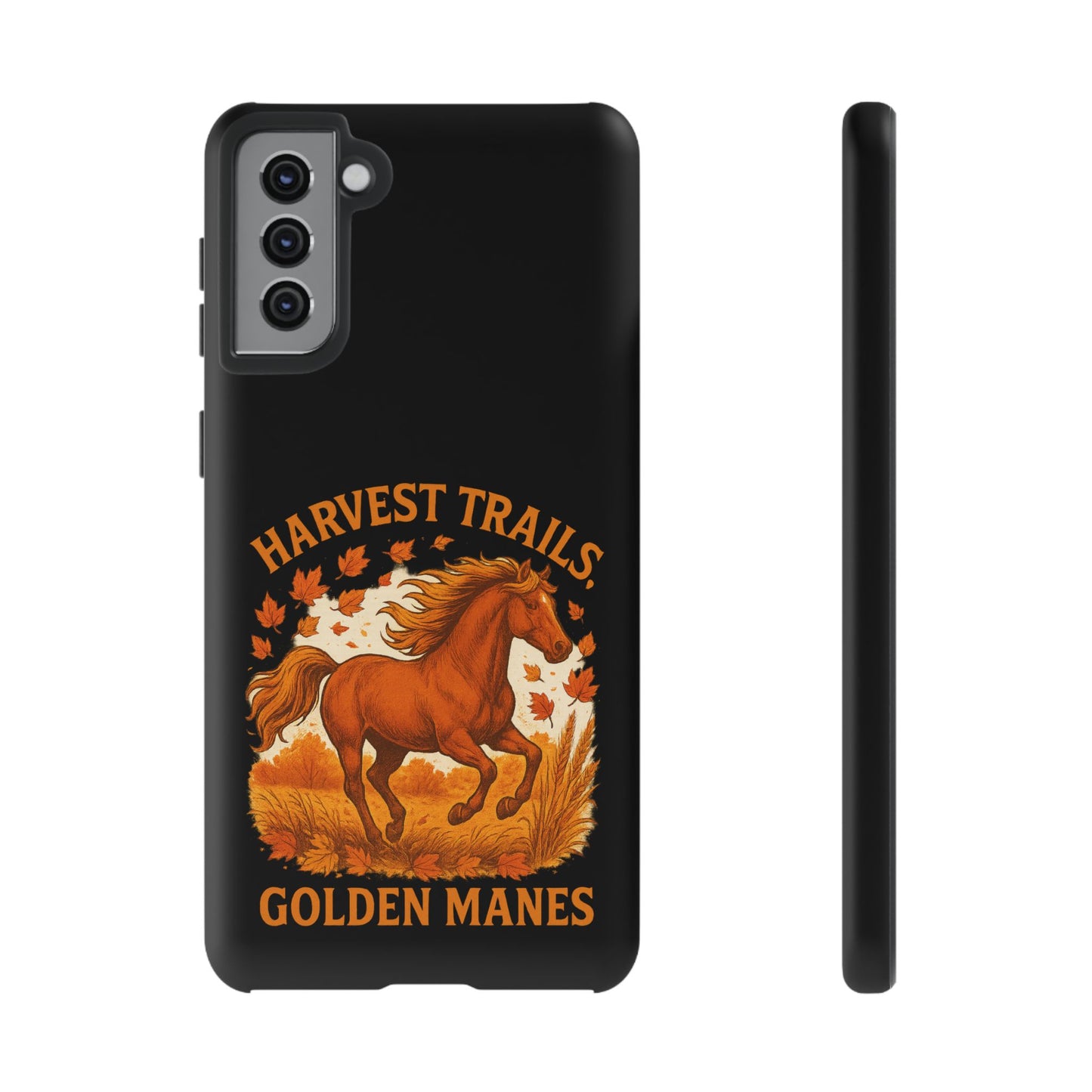 Harvest Trails Golden Manes Autumn Themed Phone Case