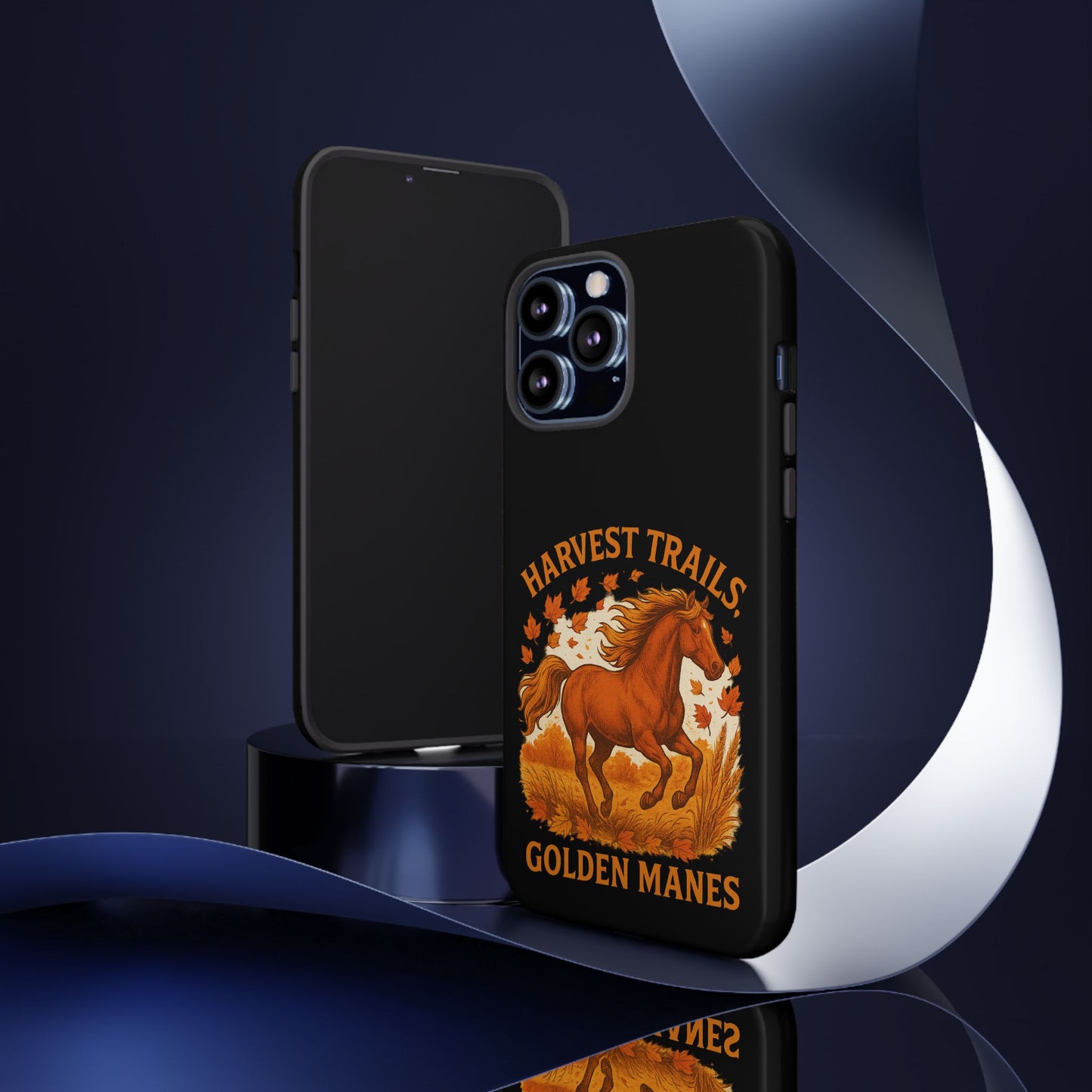 Harvest Trails Golden Manes Autumn Themed Phone Case