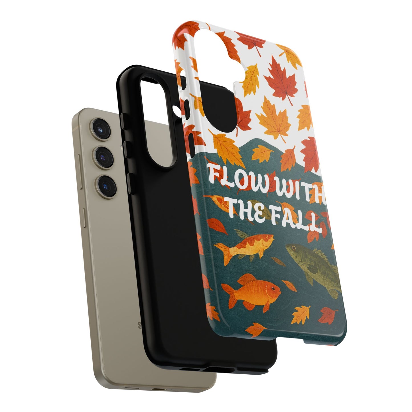 Flow With The Fall Fish Phone Case
