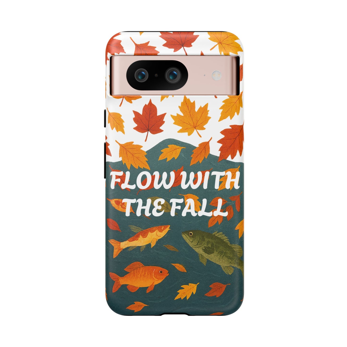 Flow With The Fall Fish Phone Case