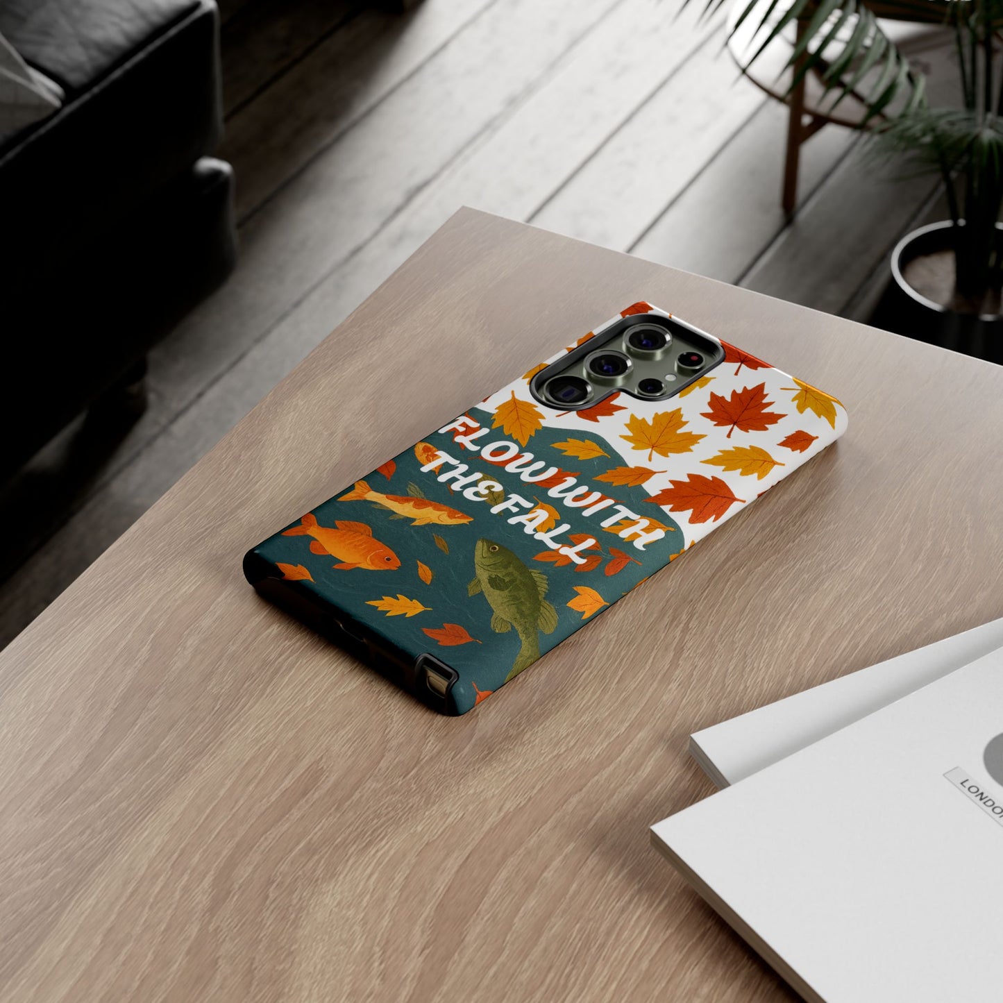 Flow With The Fall Fish Phone Case