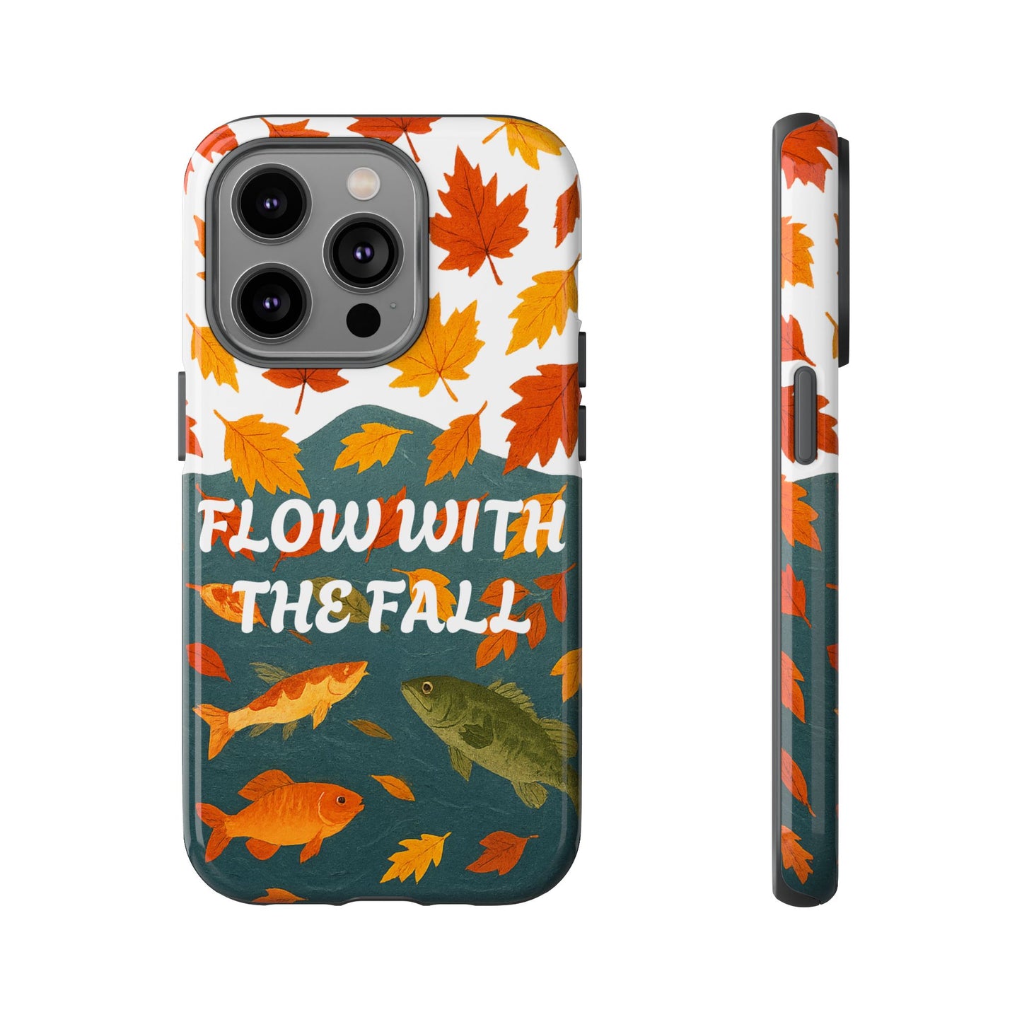 Flow With The Fall Fish Phone Case