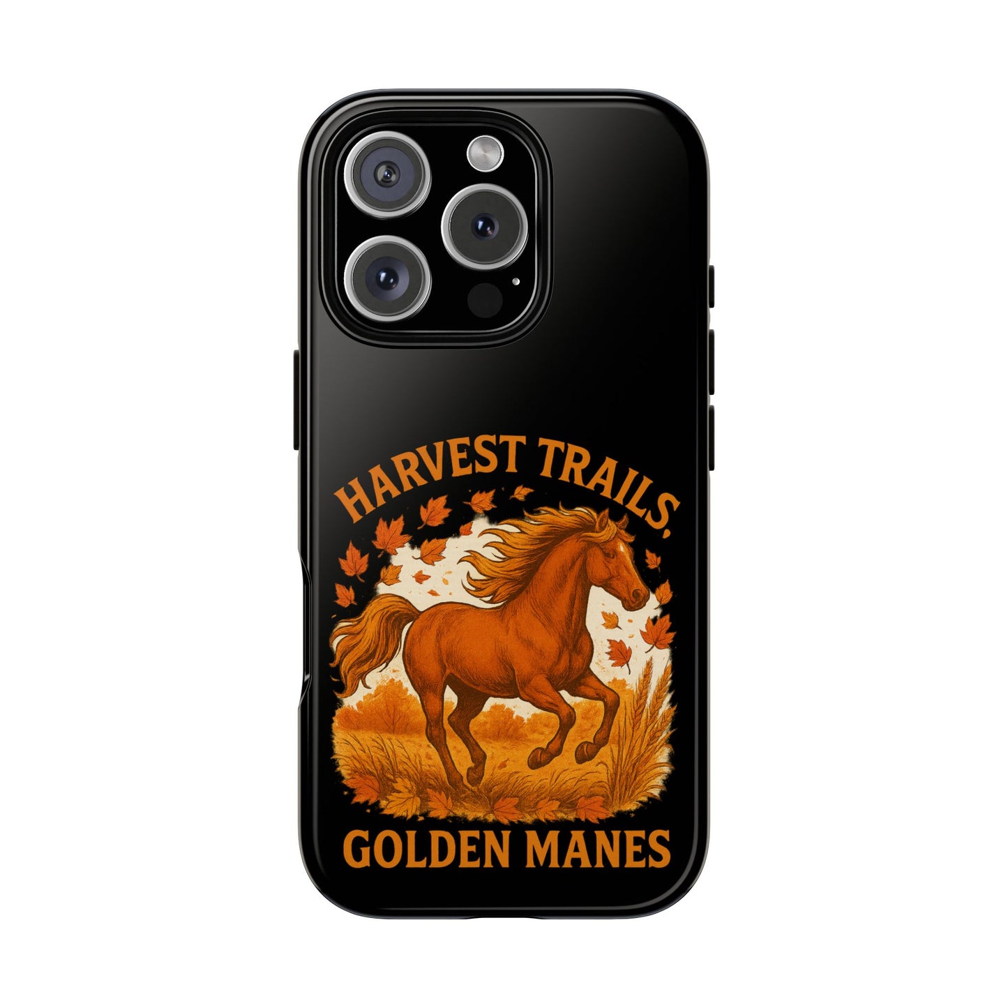 Harvest Trails Golden Manes Autumn Themed Phone Case